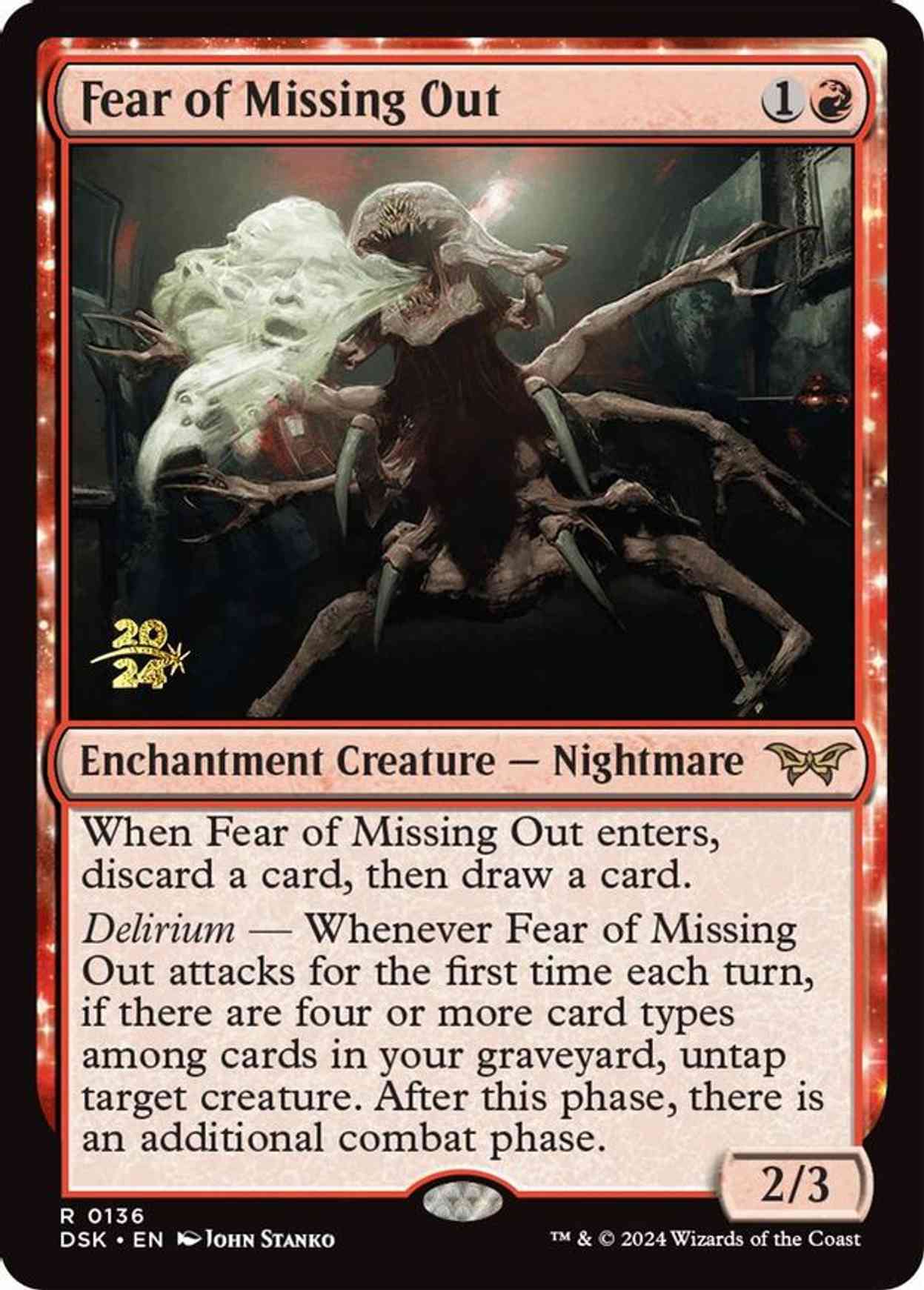 Fear of Missing Out magic card front