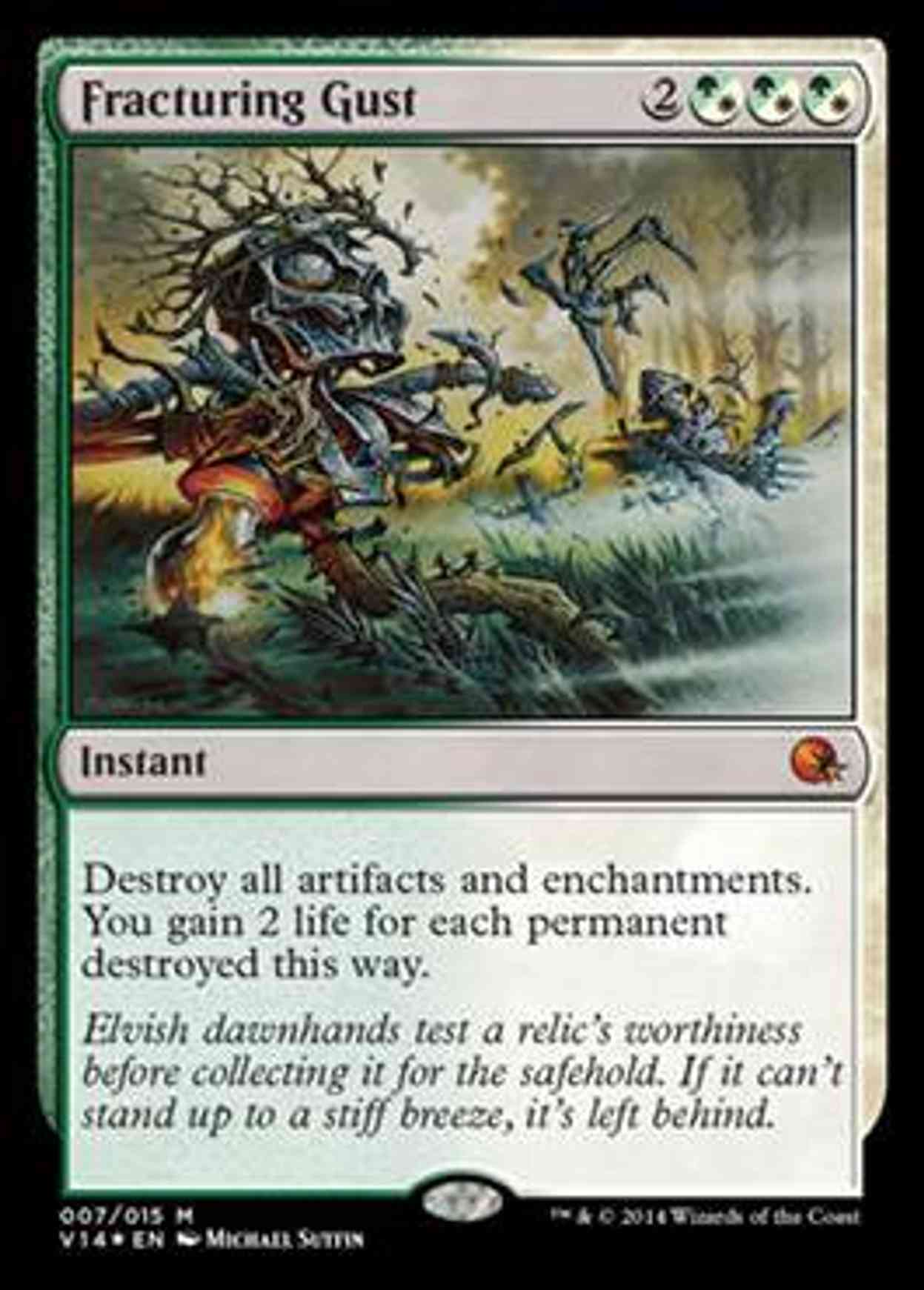 Fracturing Gust magic card front