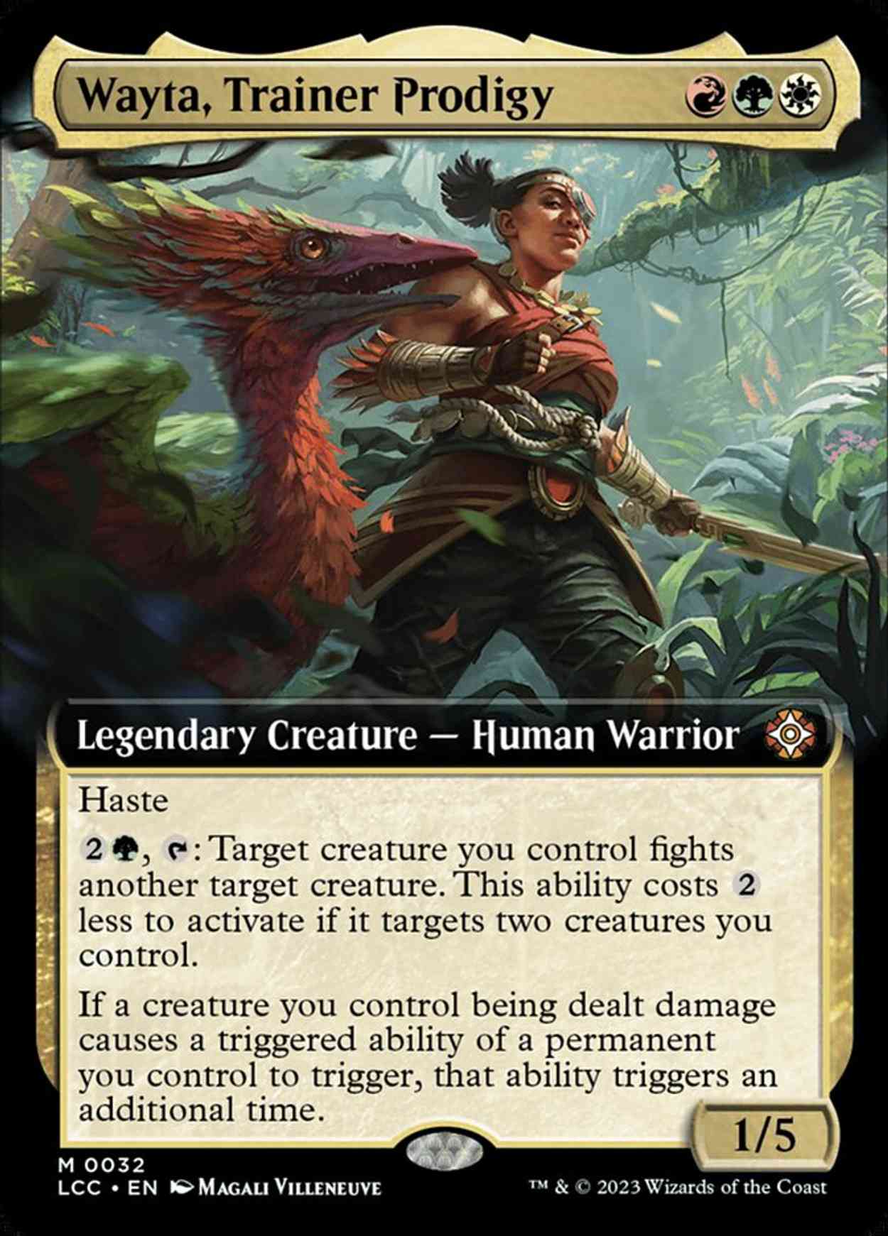 Wayta, Trainer Prodigy (Extended Art) magic card front
