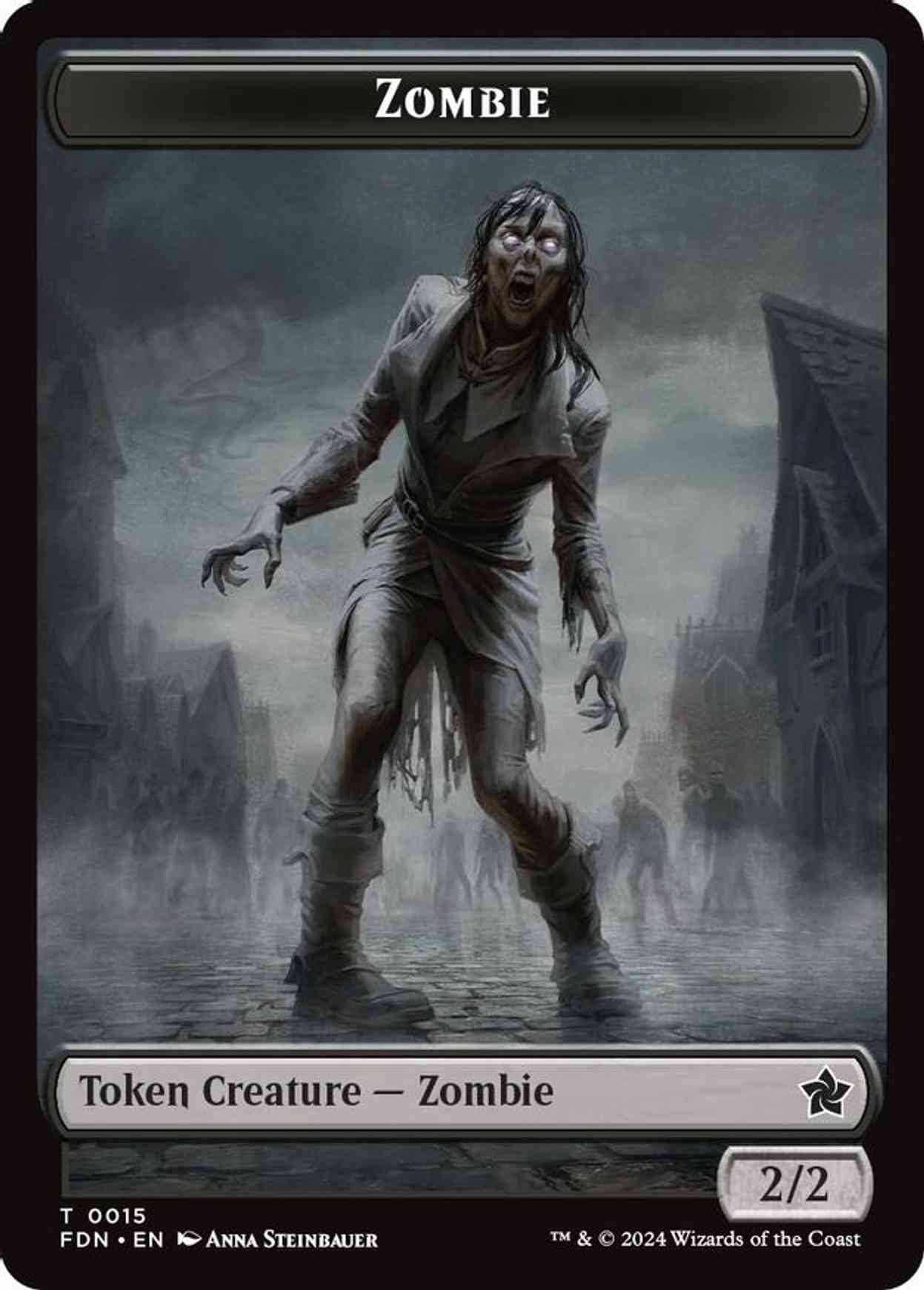 Zombie // Insect Doubled-Sided Token magic card front