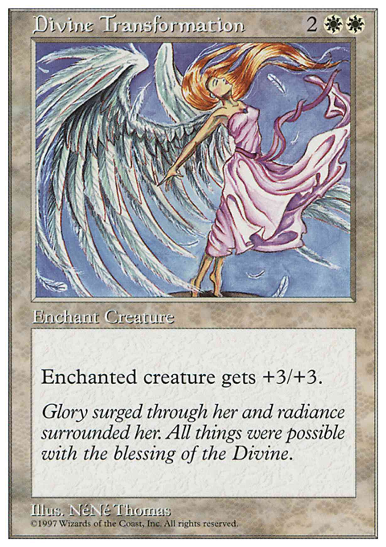 Divine Transformation magic card front