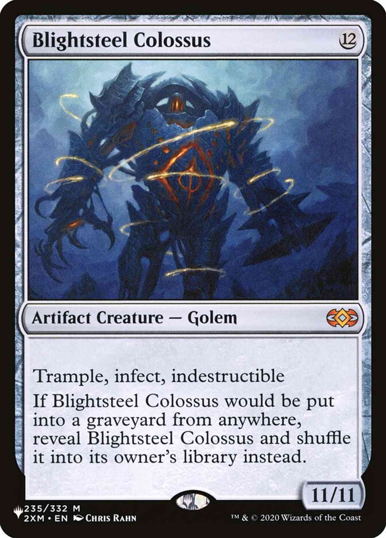 Blightsteel Colossus magic card front