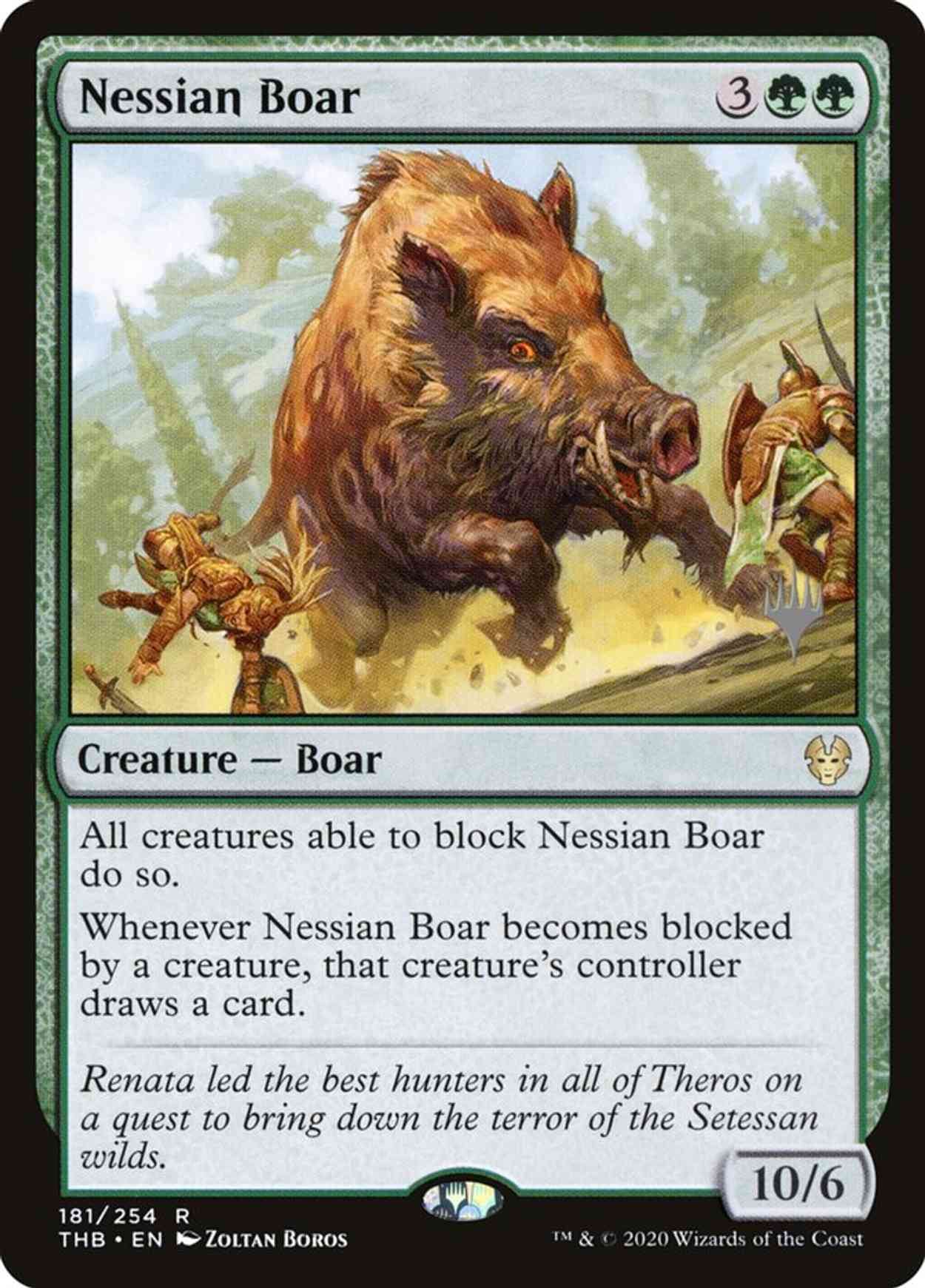 Nessian Boar magic card front
