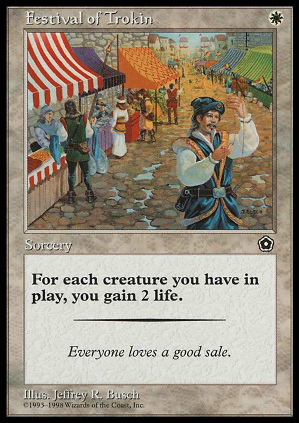 Festival of Trokin magic card front