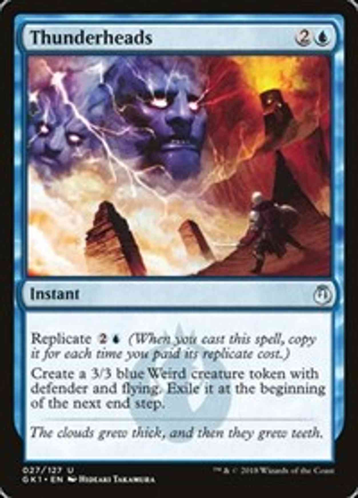 Thunderheads magic card front