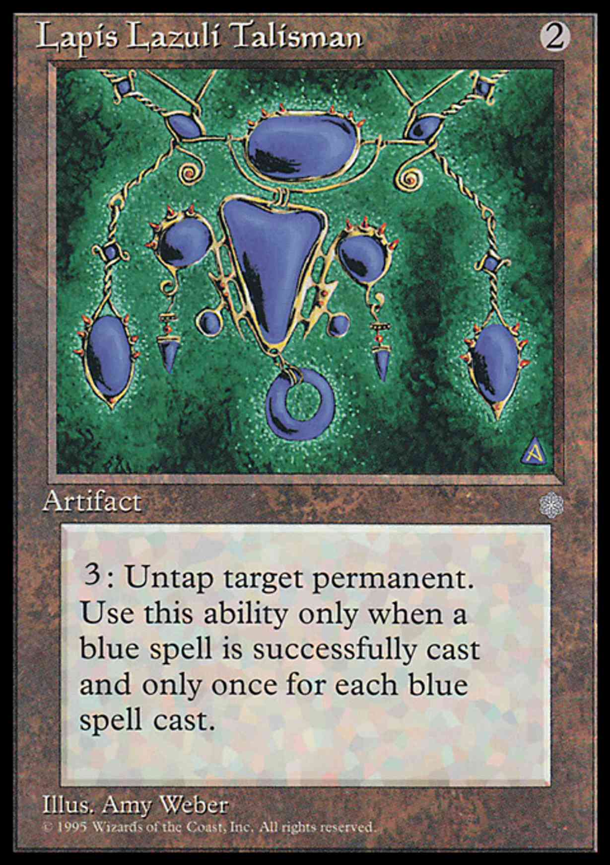 Lapis Lazuli Talisman magic card front