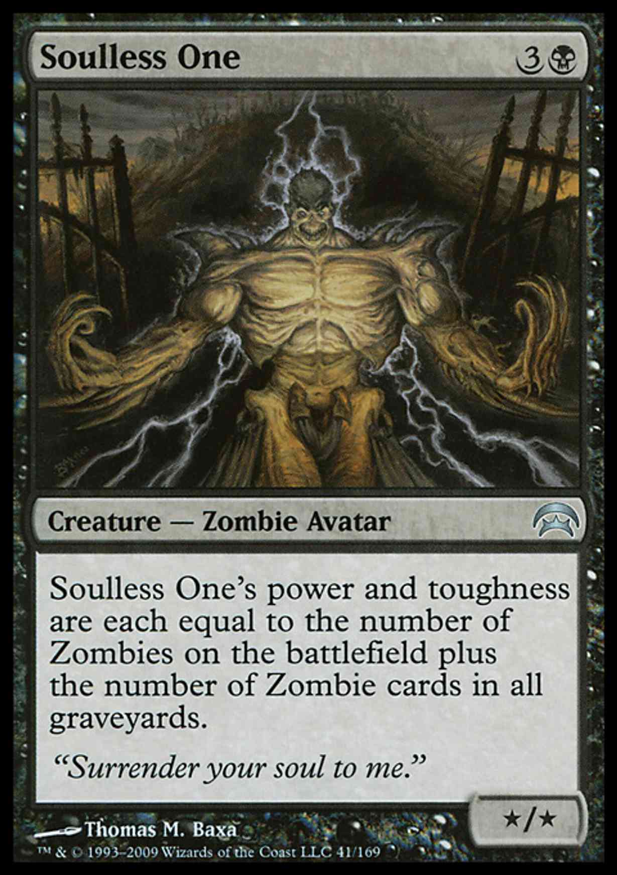 Soulless One magic card front