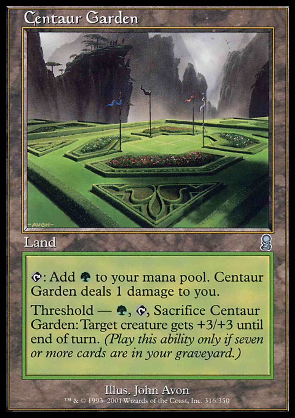 Centaur Garden magic card front