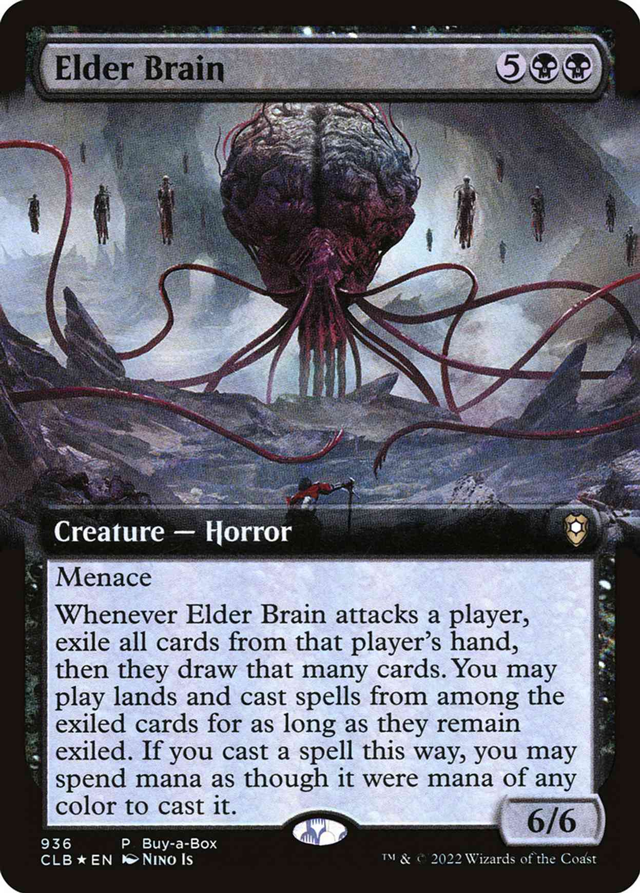 Elder Brain magic card front