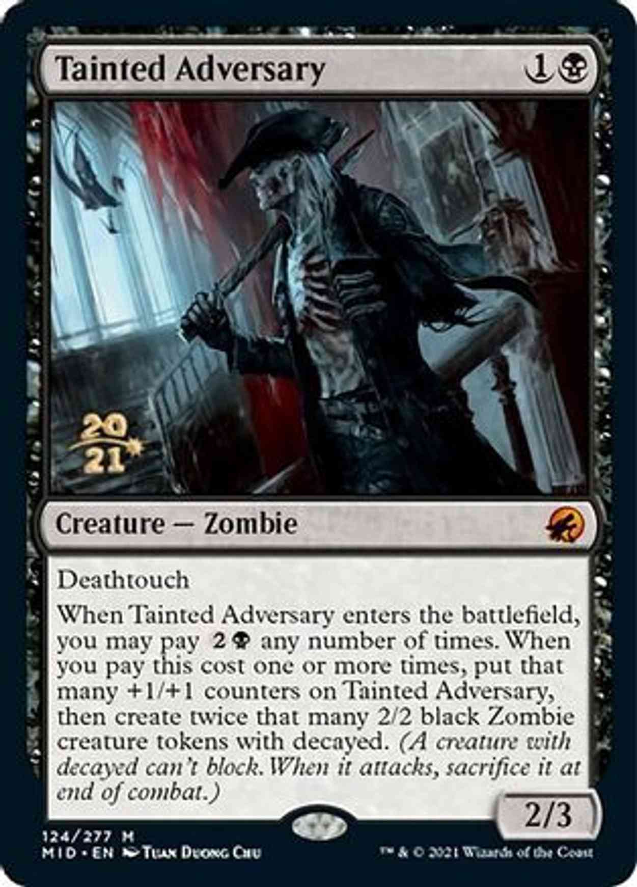 Tainted Adversary magic card front