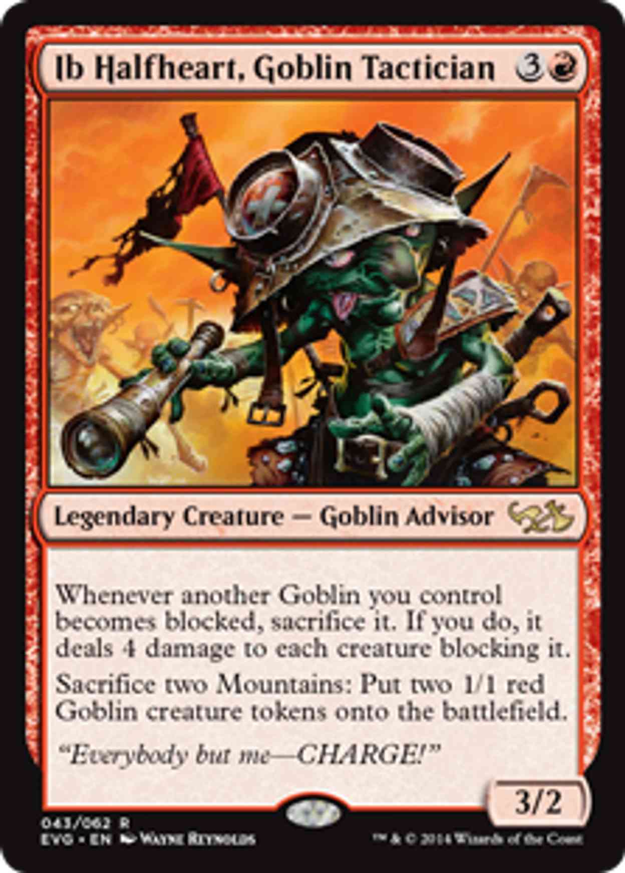 Ib Halfheart, Goblin Tactician magic card front