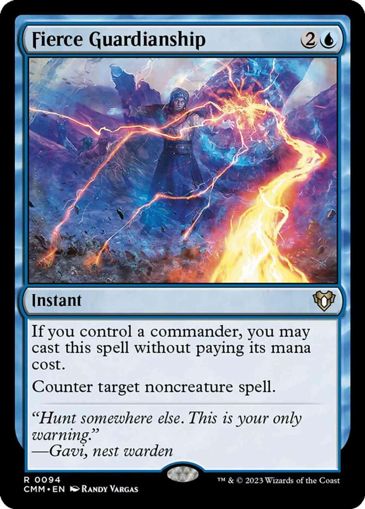 Fierce Guardianship magic card front