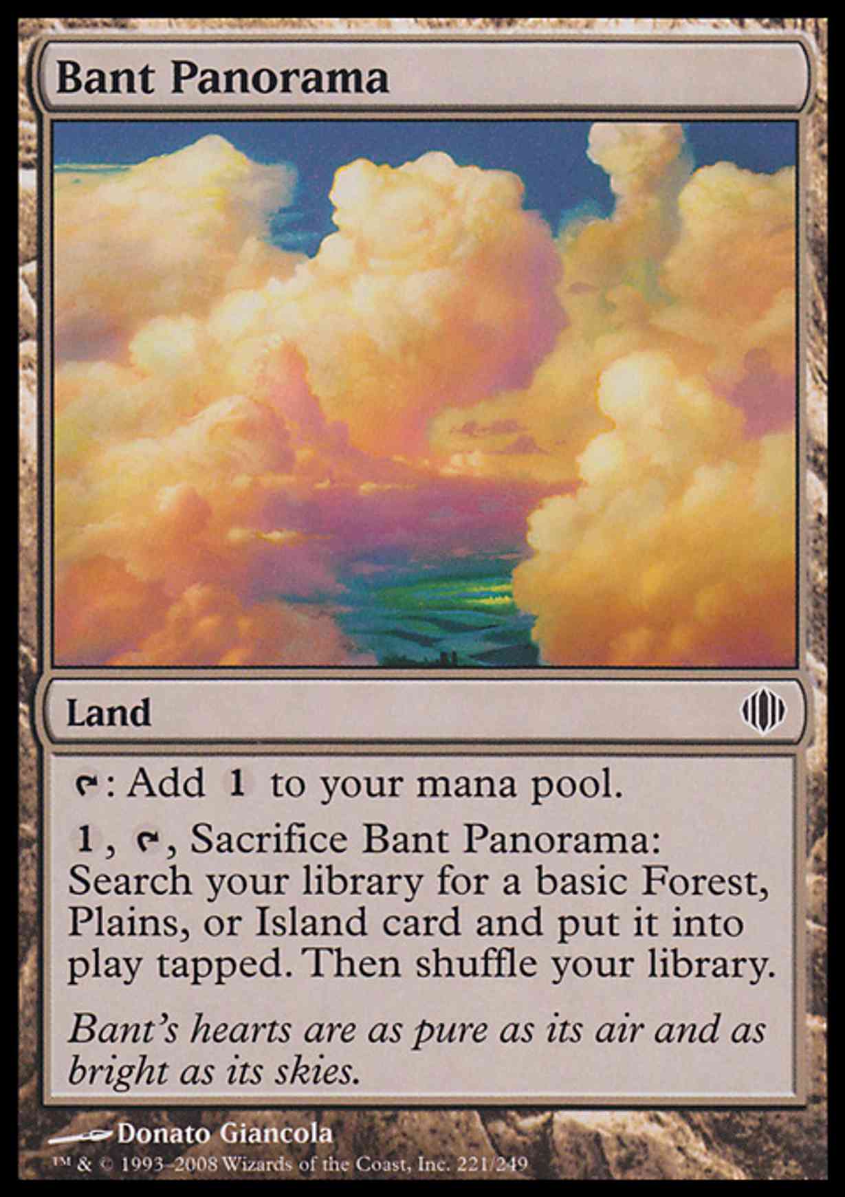 Bant Panorama magic card front