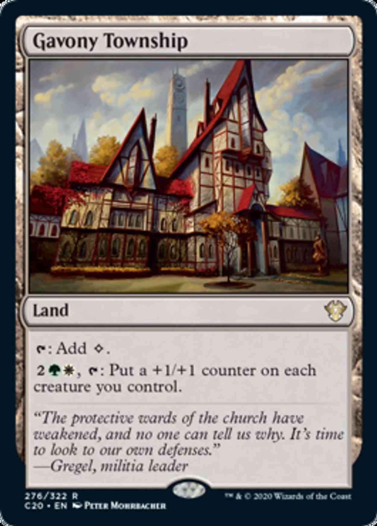 Gavony Township magic card front