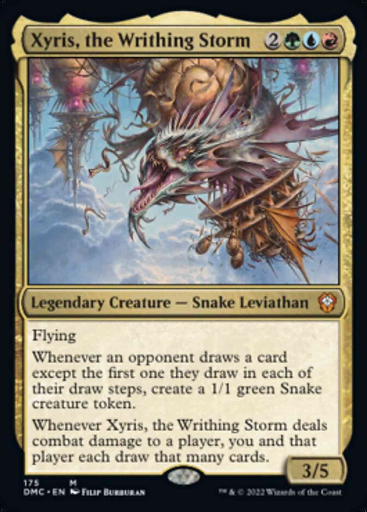 Xyris, the Writhing Storm magic card front