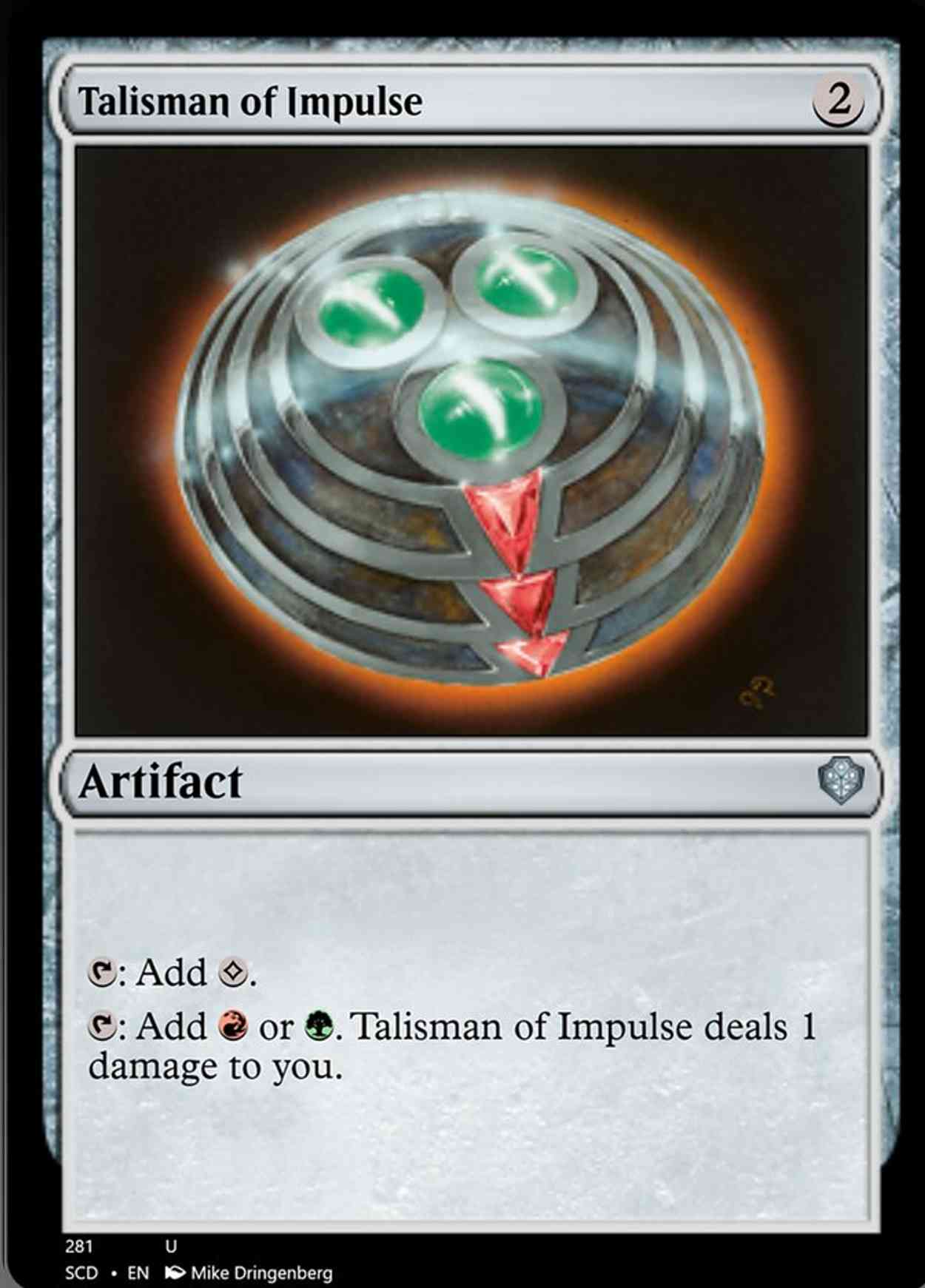 Talisman of Impulse magic card front