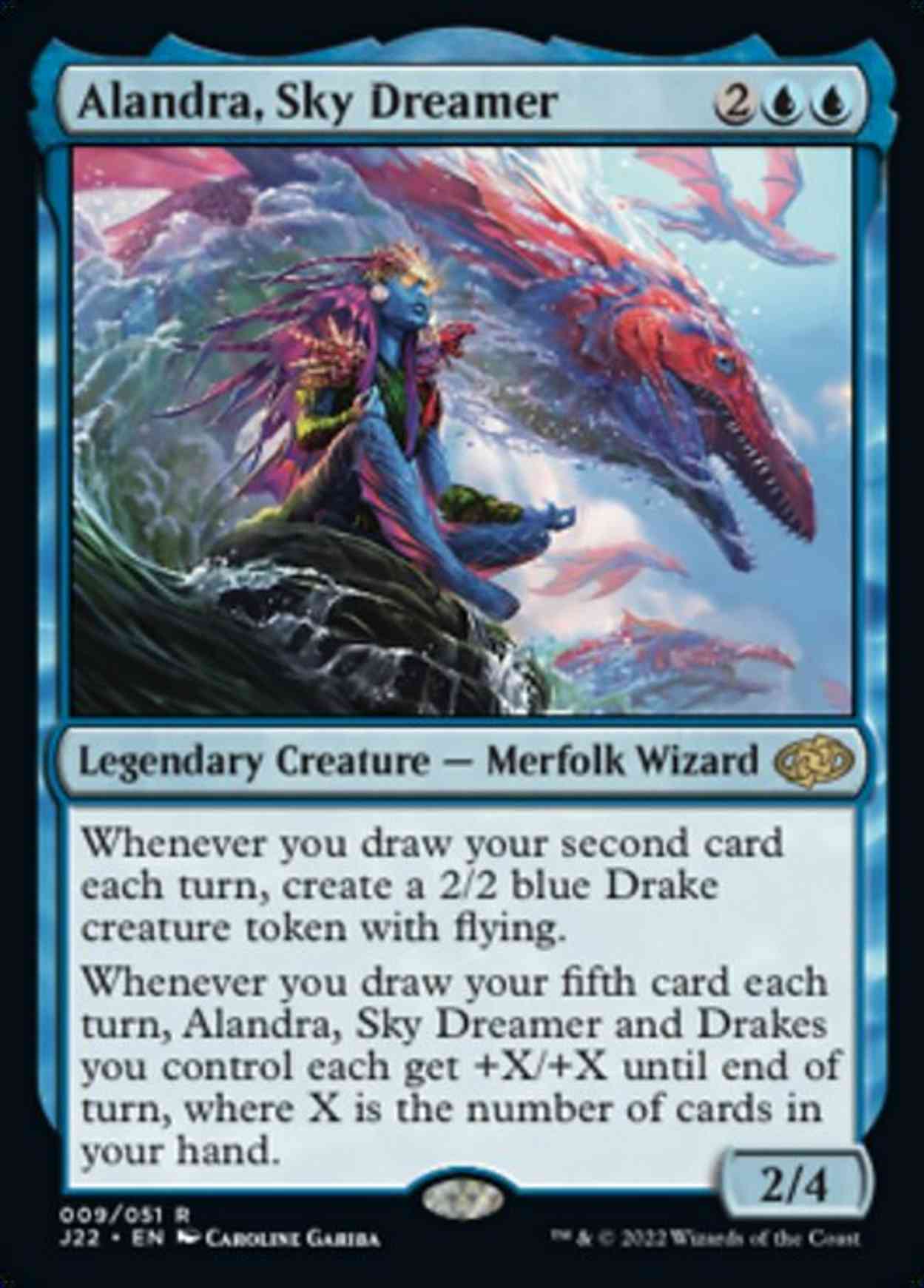 Alandra, Sky Dreamer magic card front