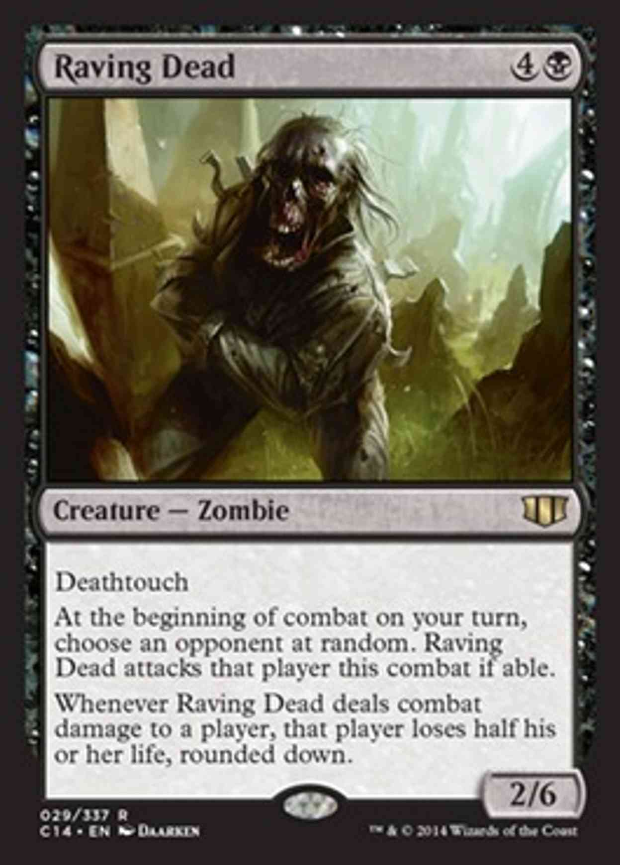Raving Dead magic card front