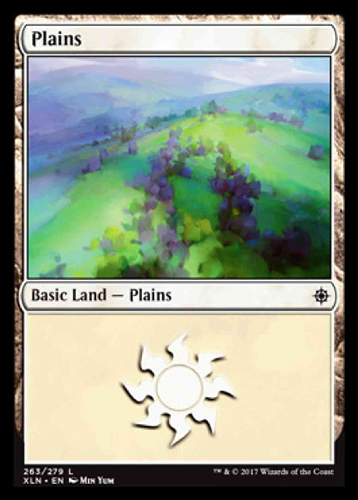 Plains (263) magic card front