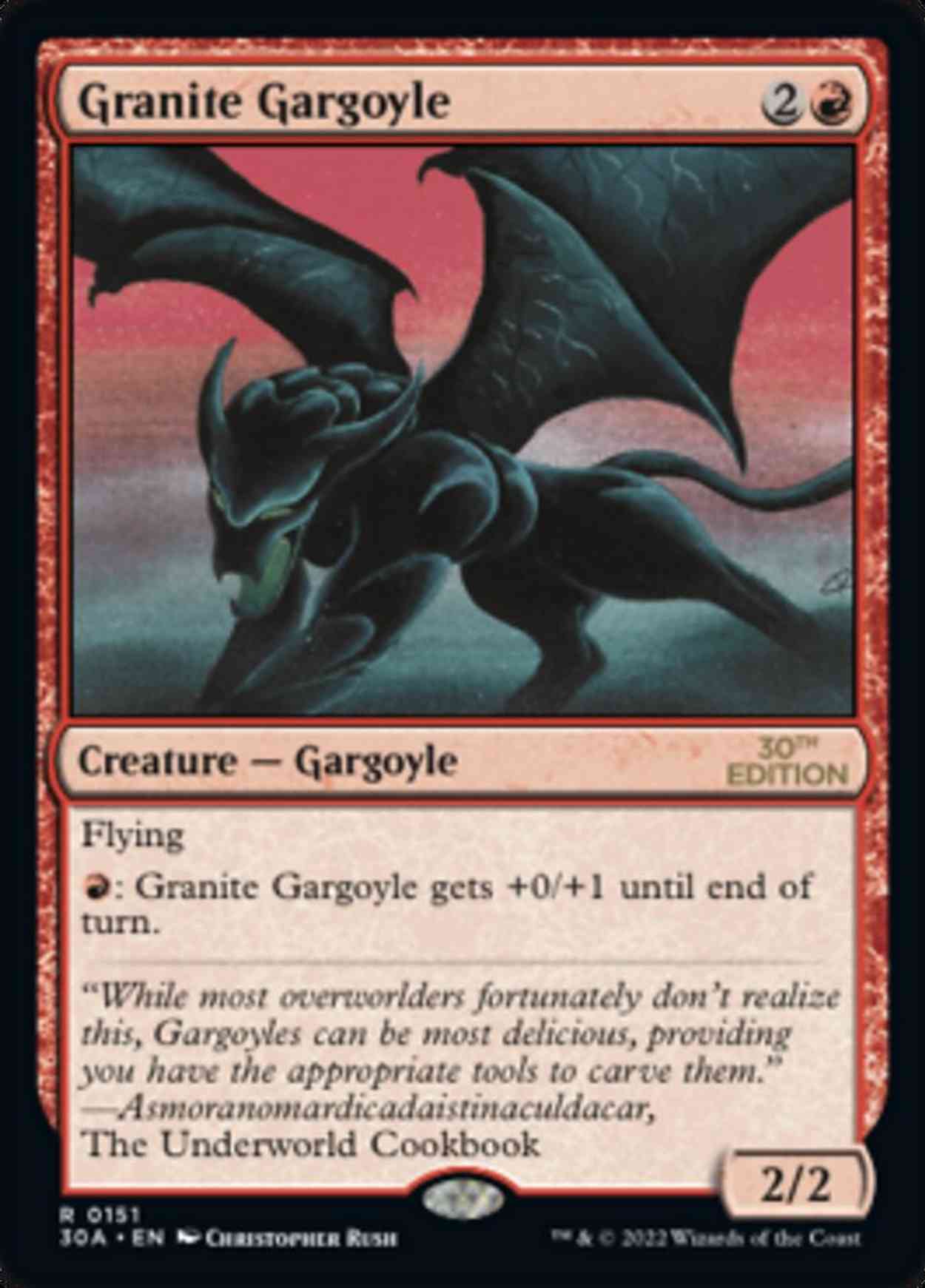 Granite Gargoyle magic card front