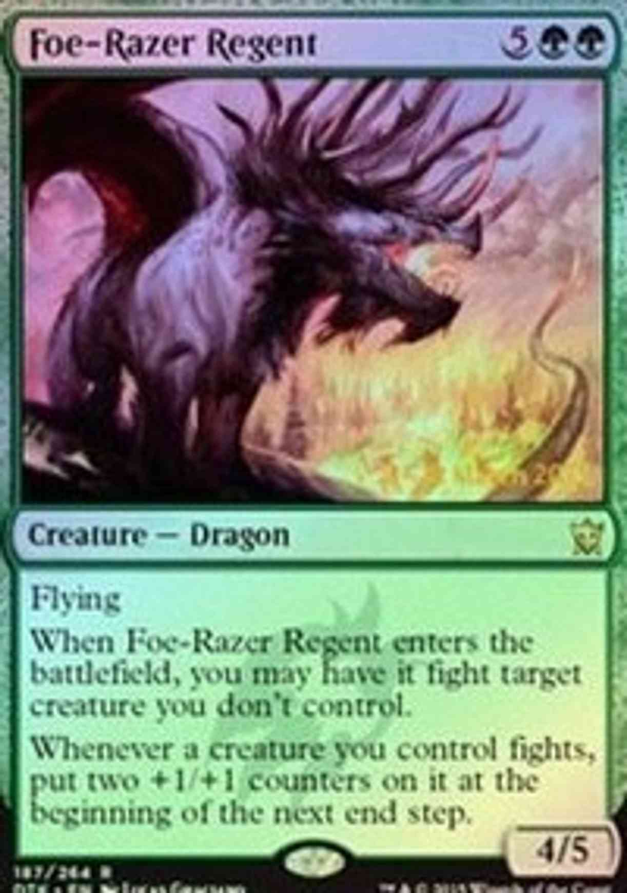 Foe-Razer Regent magic card front