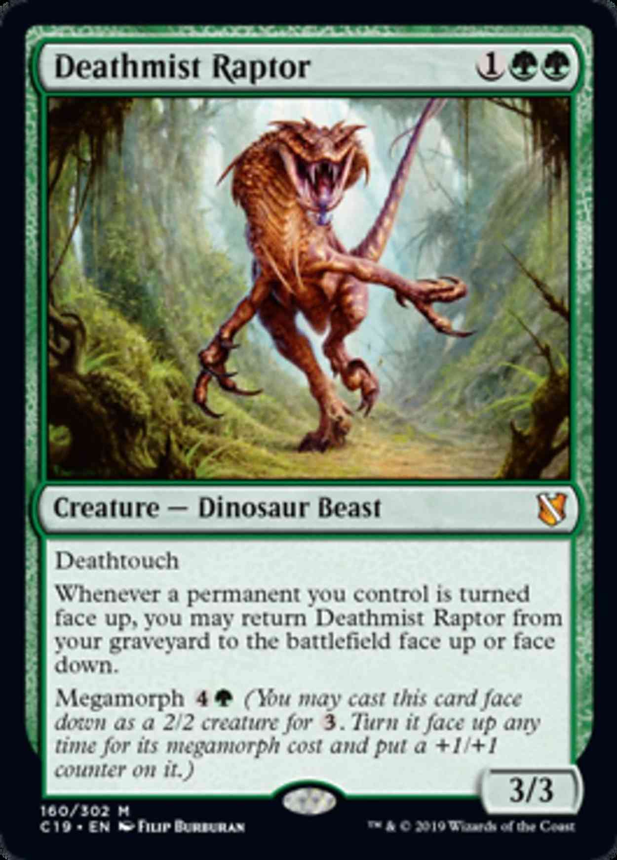Deathmist Raptor magic card front