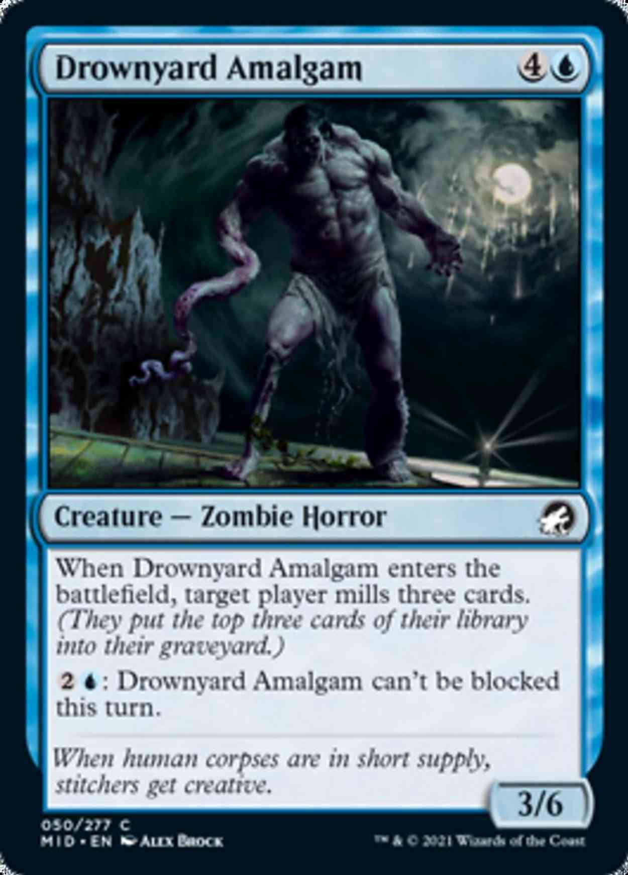 Drownyard Amalgam magic card front