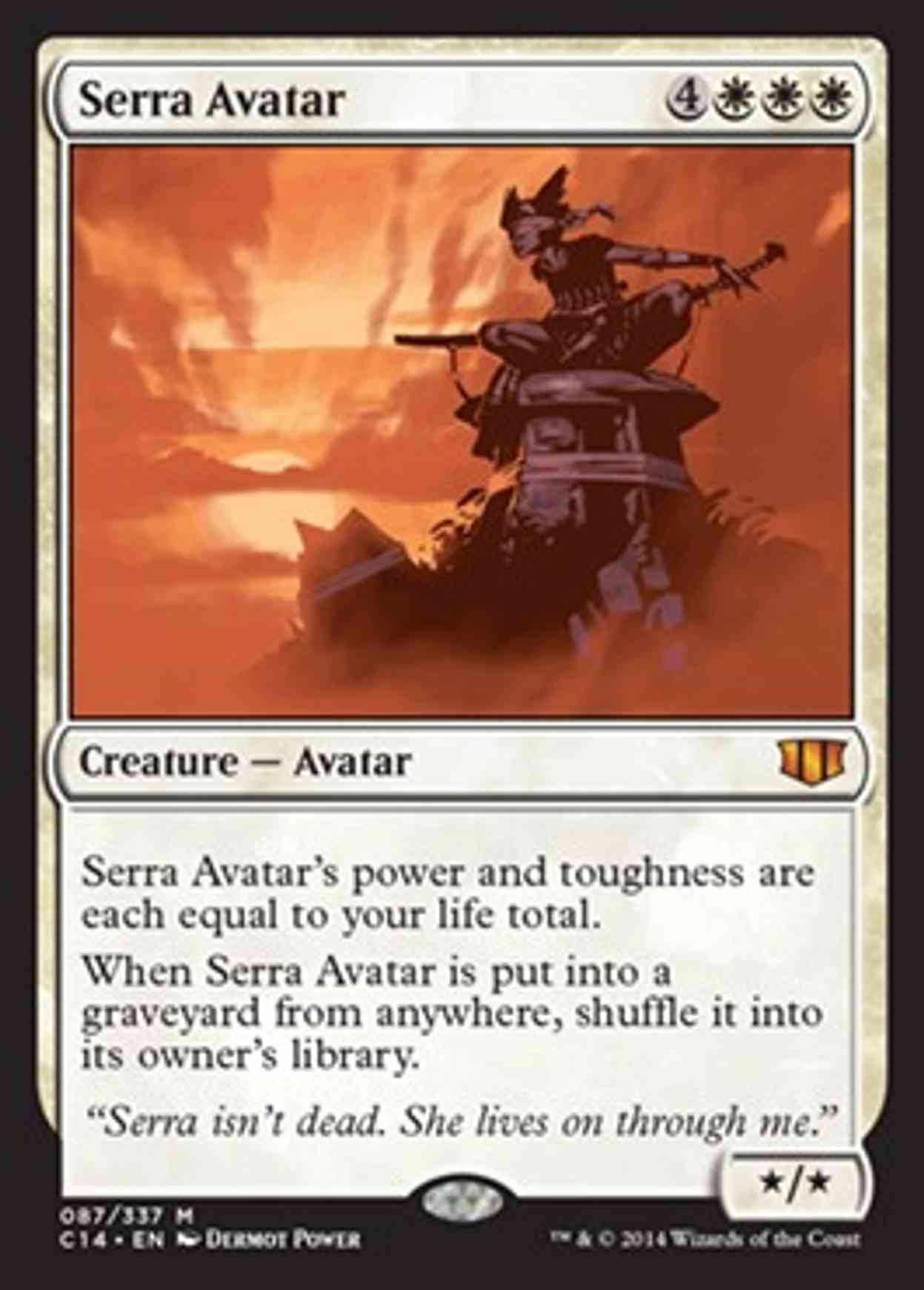 Serra Avatar magic card front