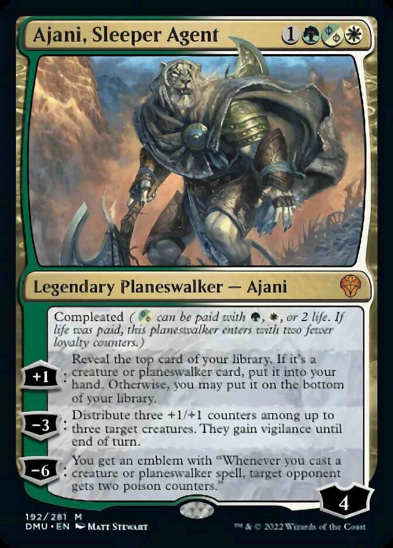 Ajani, Sleeper Agent (192) magic card front