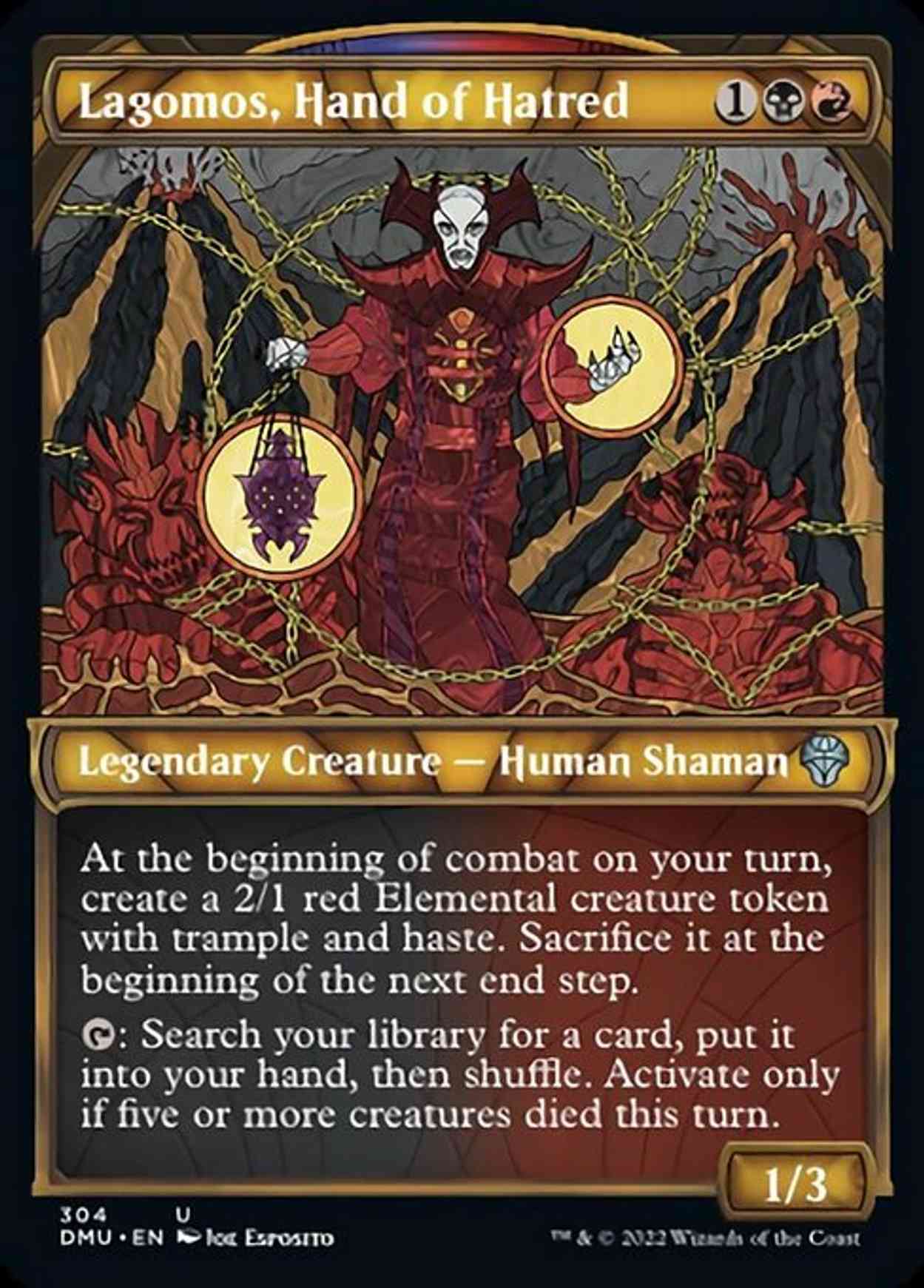 Lagomos, Hand of Hatred (Showcase) magic card front