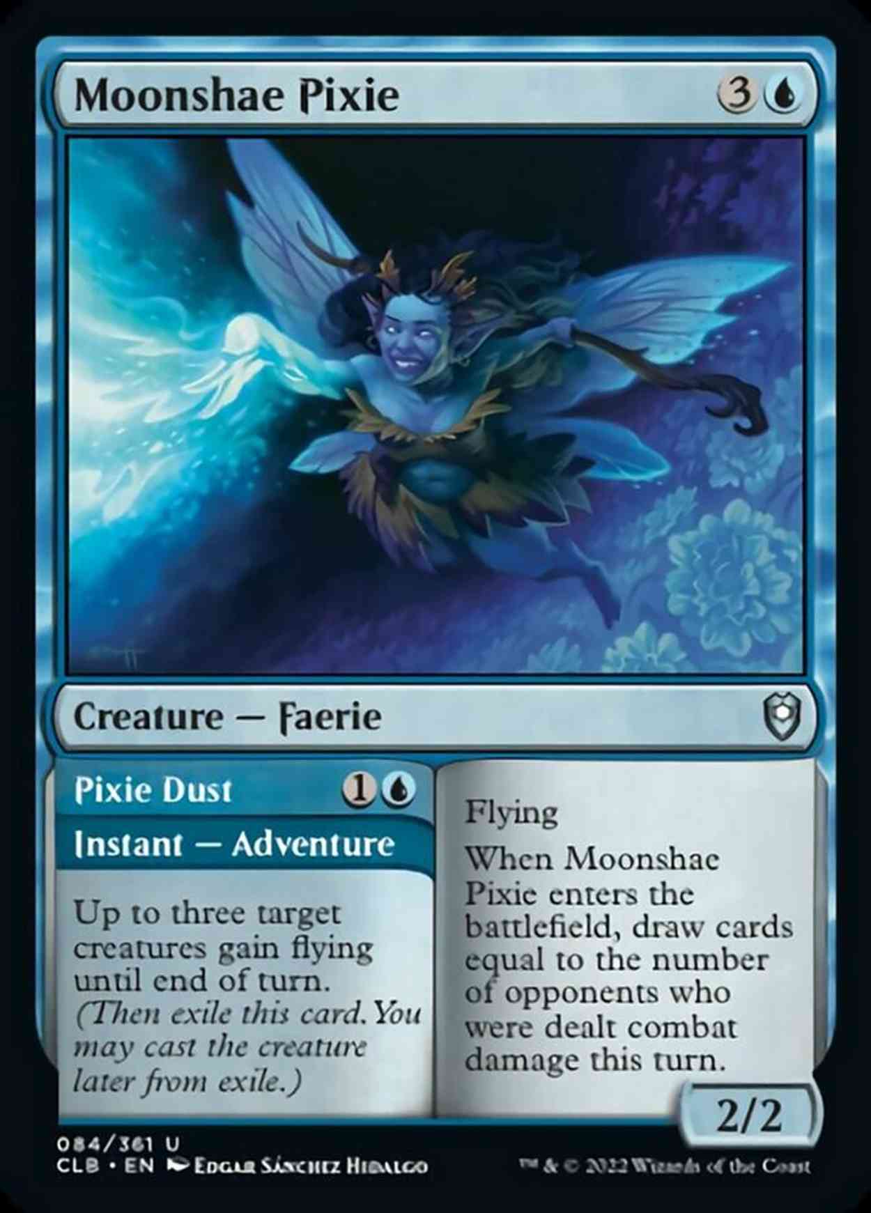 Moonshae Pixie magic card front