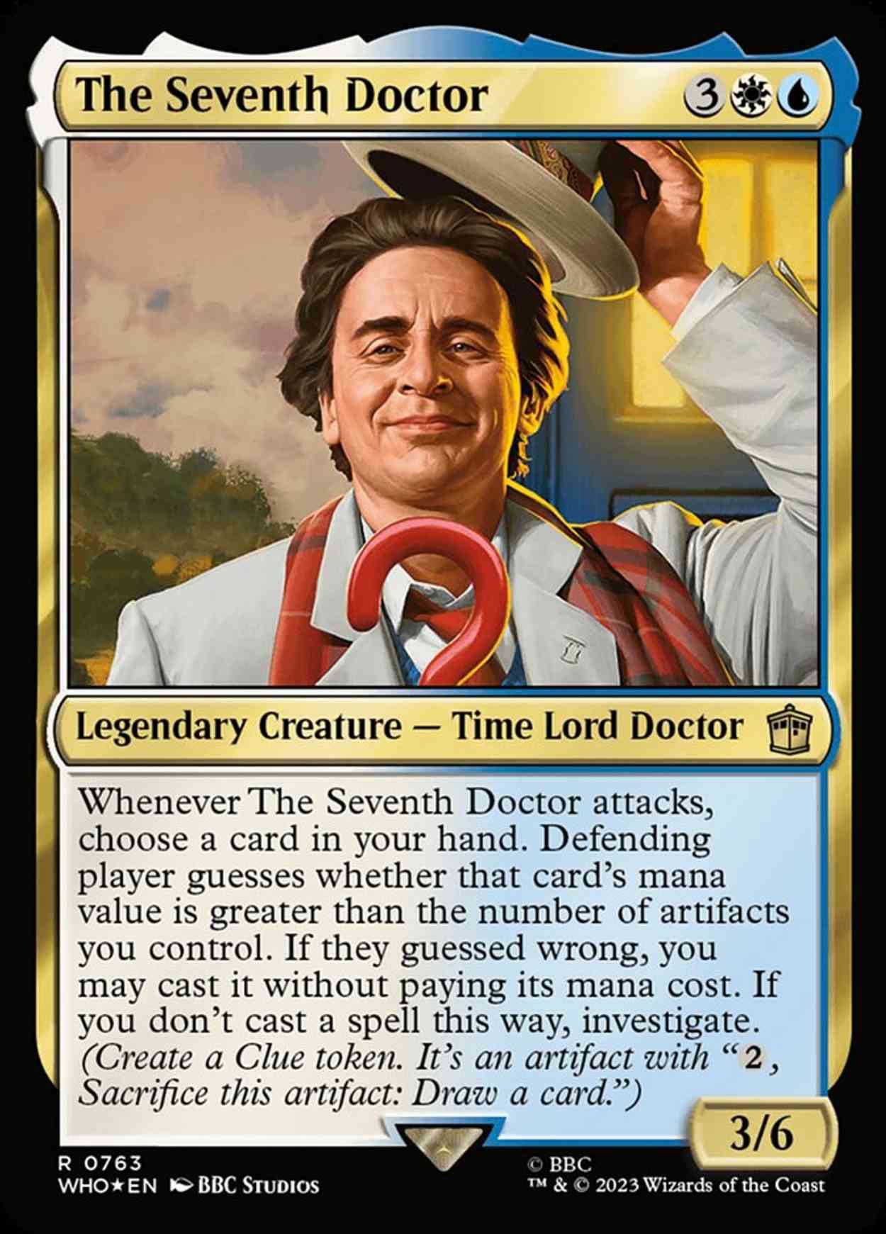 The Seventh Doctor (Surge Foil) magic card front