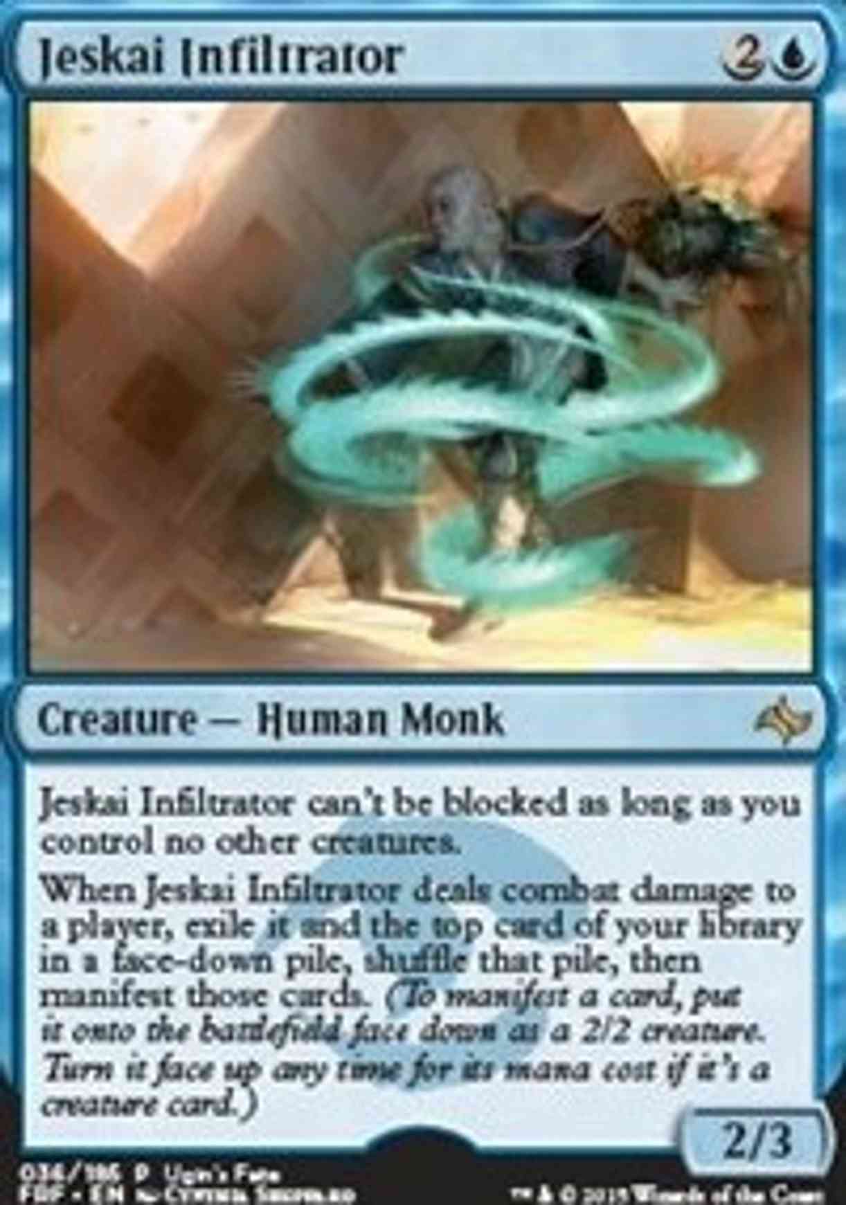 Jeskai Infiltrator magic card front