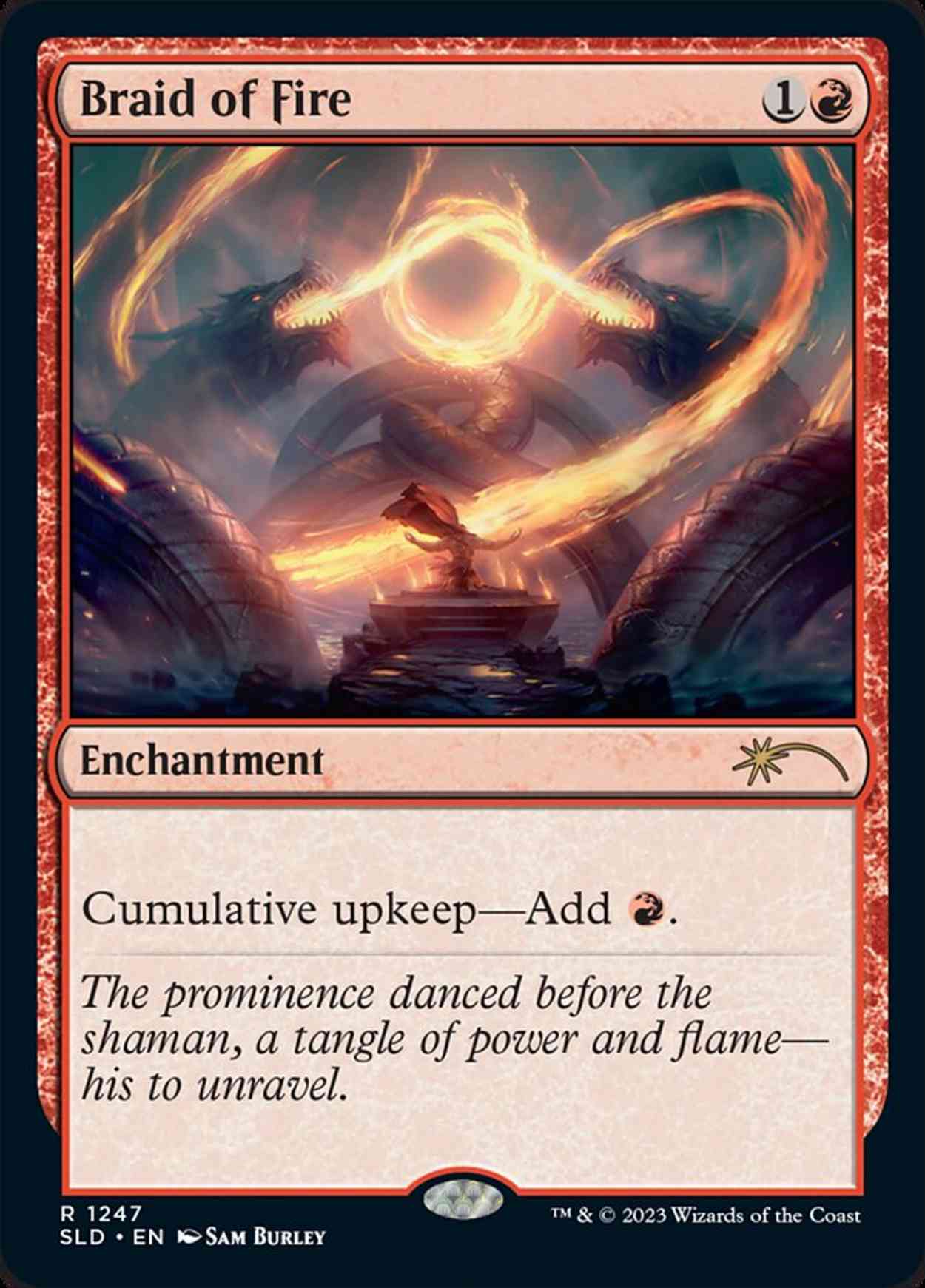 Braid of Fire magic card front