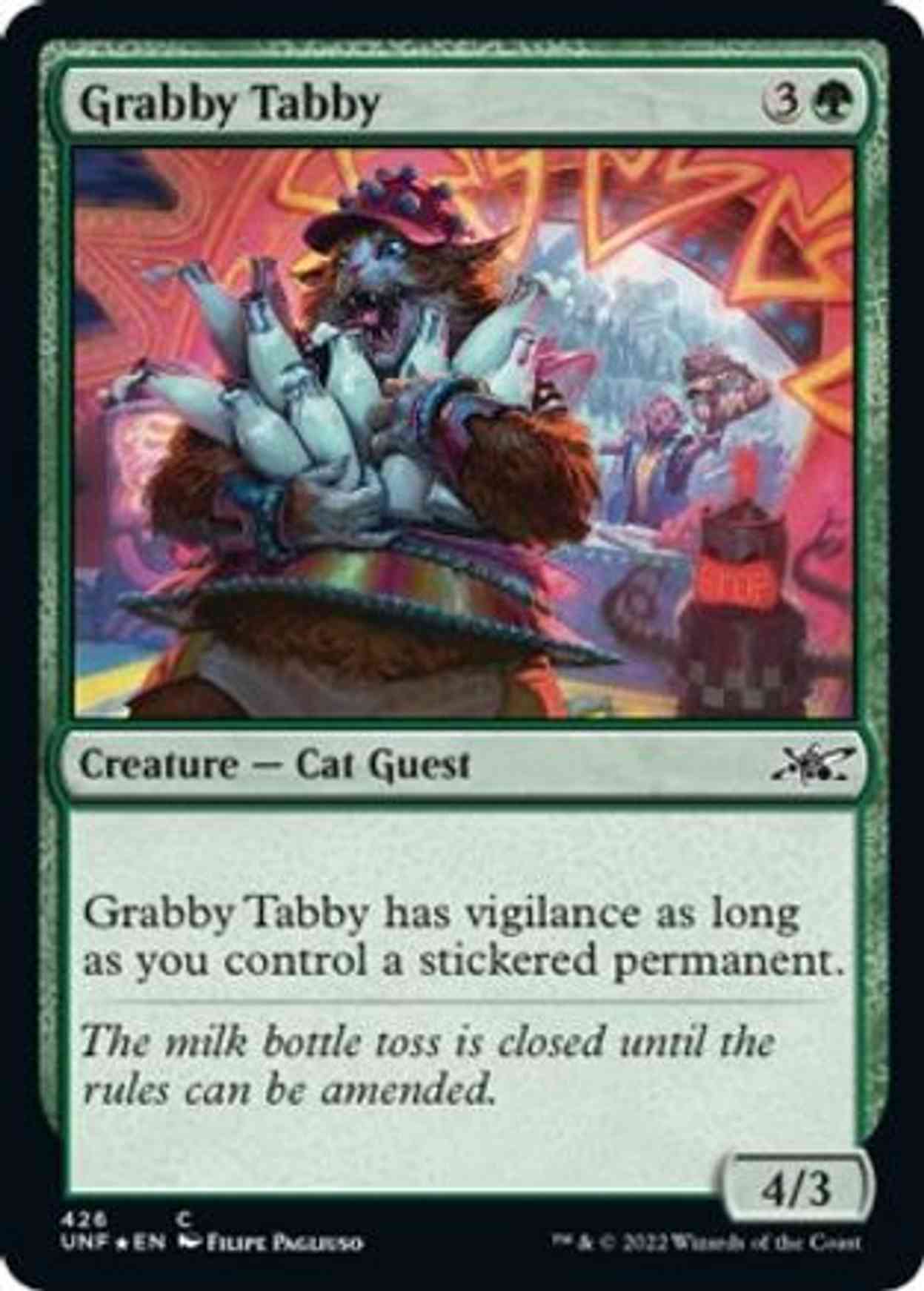 Grabby Tabby (Galaxy Foil) magic card front