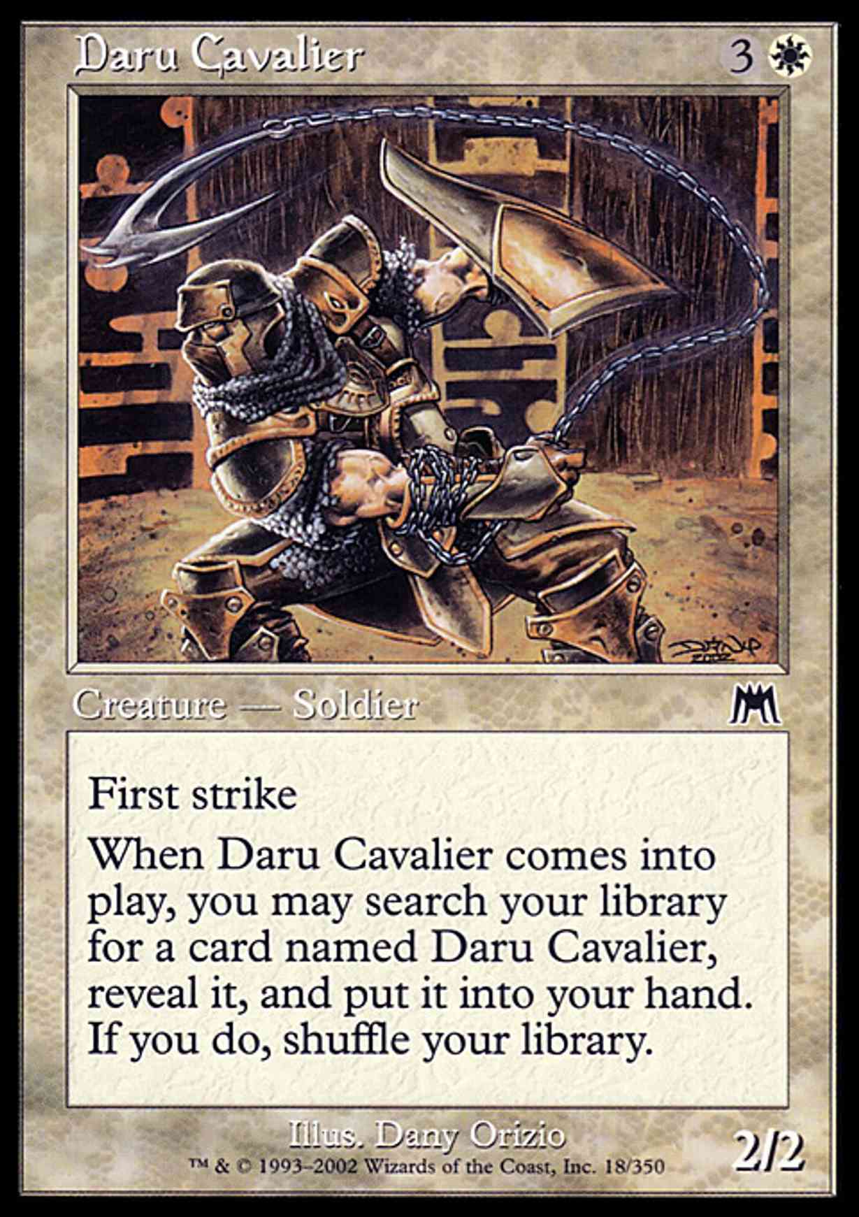 Daru Cavalier magic card front