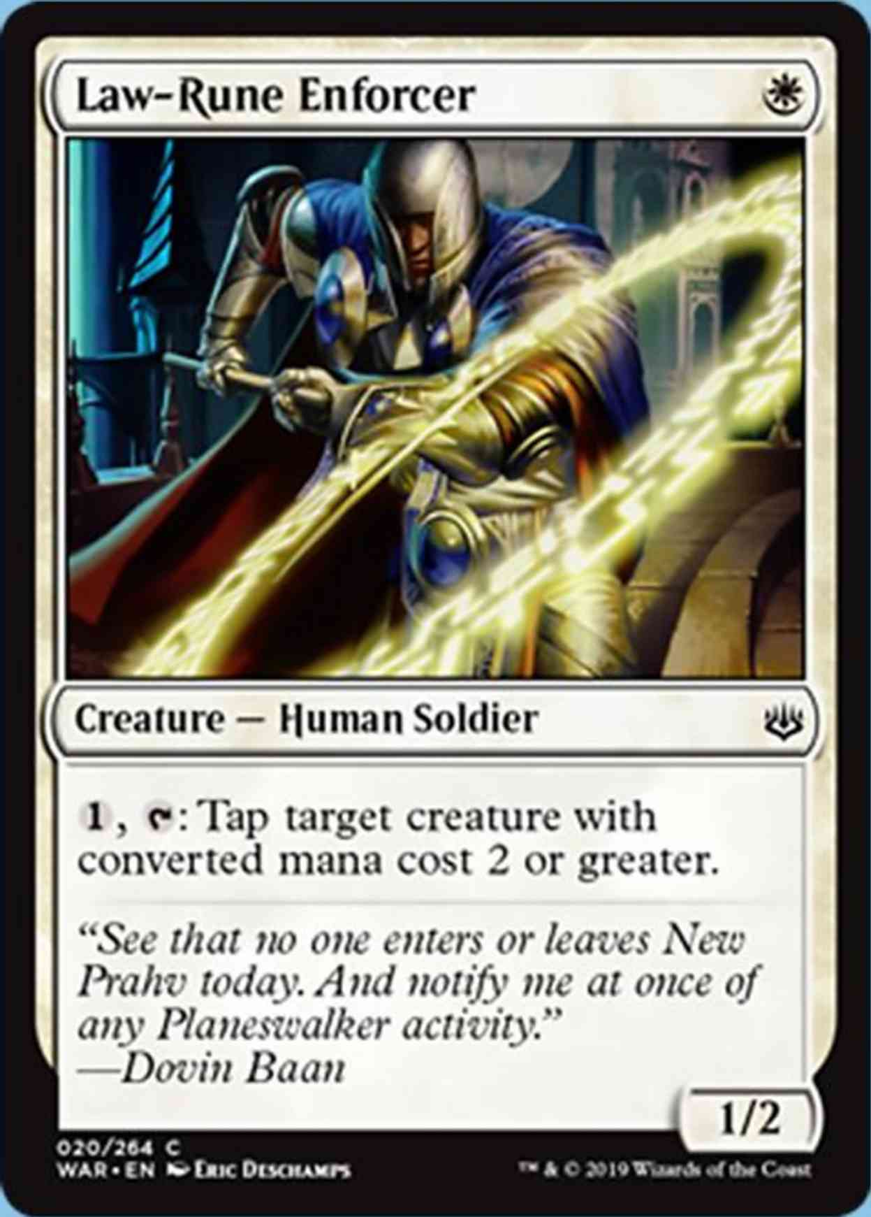 Law-Rune Enforcer magic card front