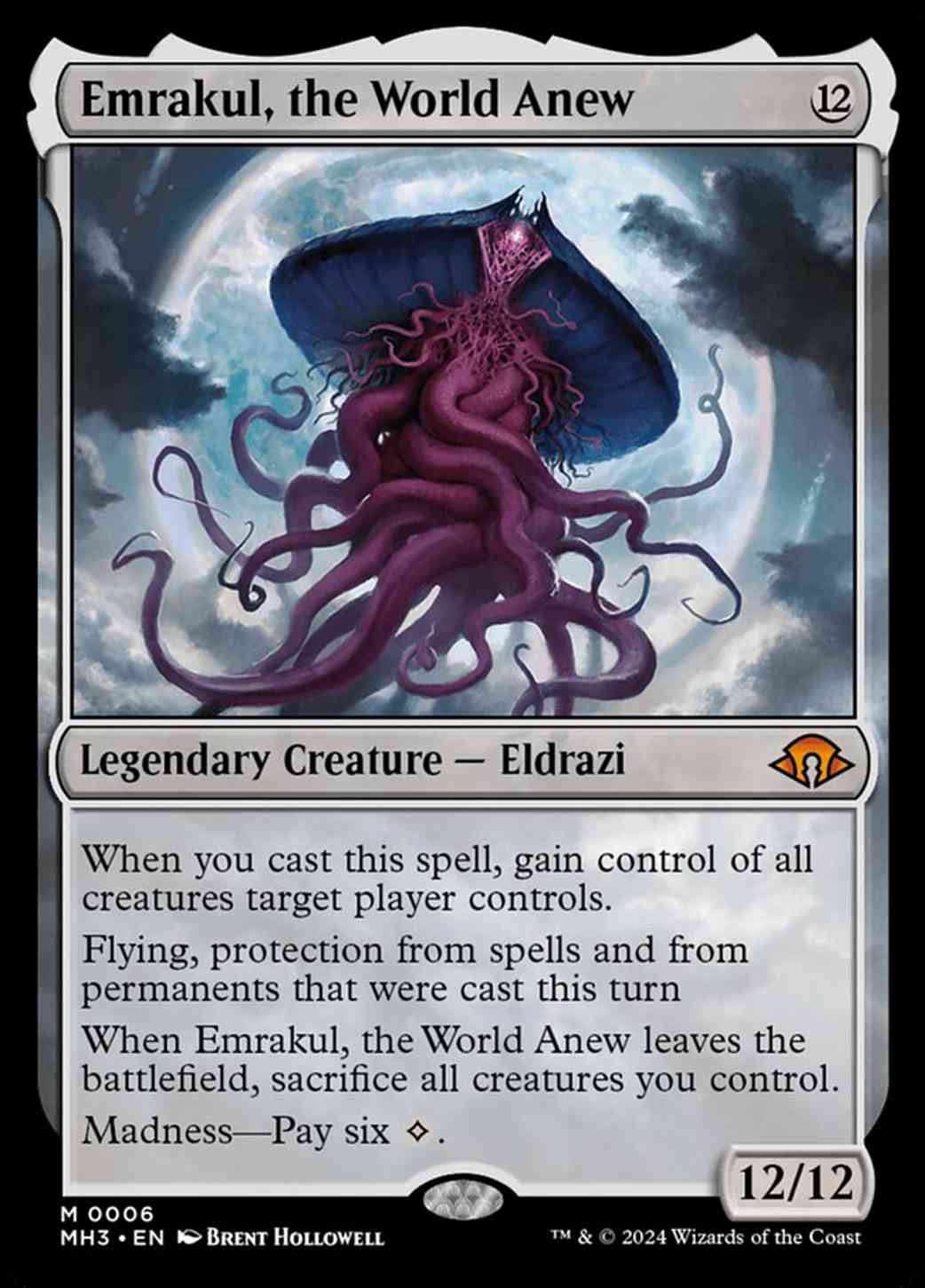 Emrakul, the World Anew <b>magic</b> card front.