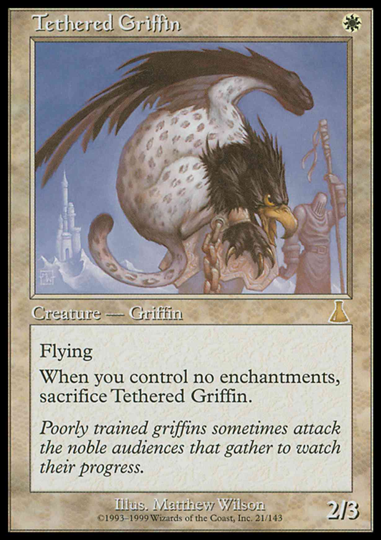 Tethered Griffin magic card front