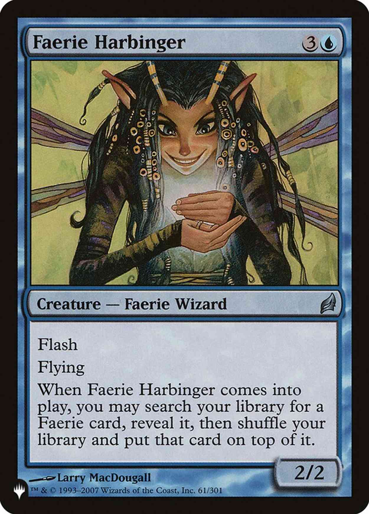 Faerie Harbinger magic card front