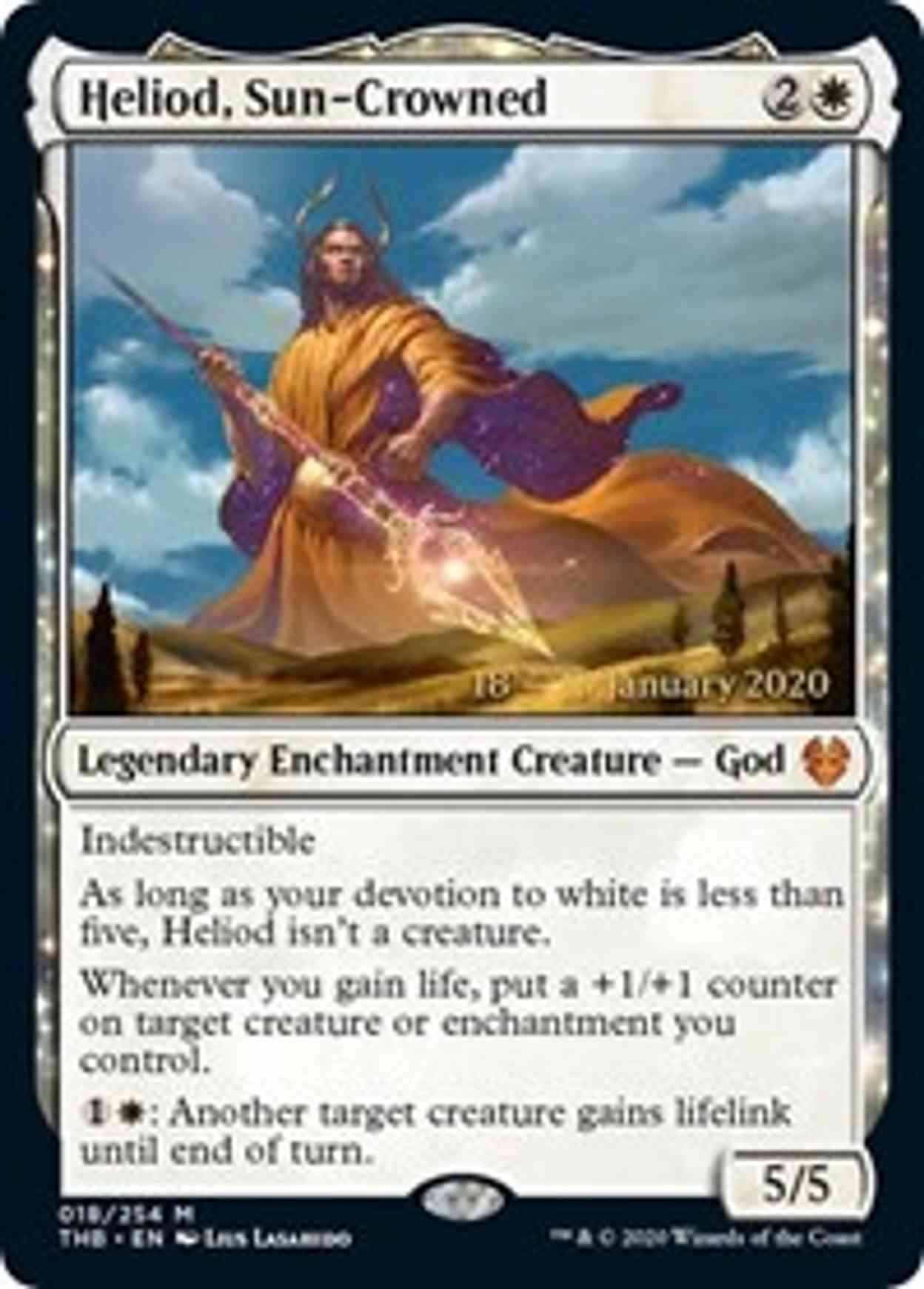 Heliod, Sun-Crowned magic card front