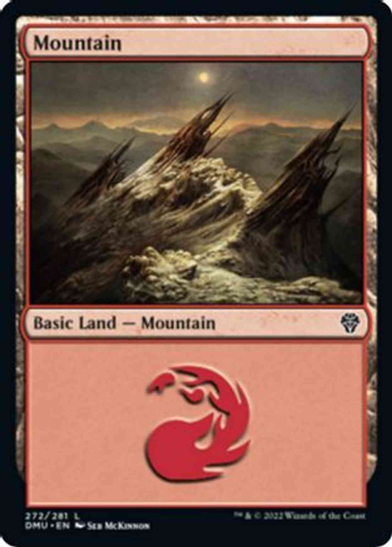 Mountain (272) magic card front