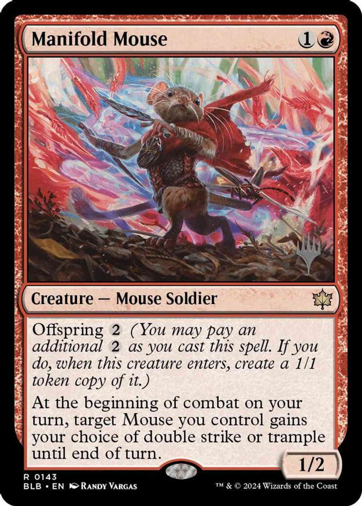 Manifold Mouse magic card front