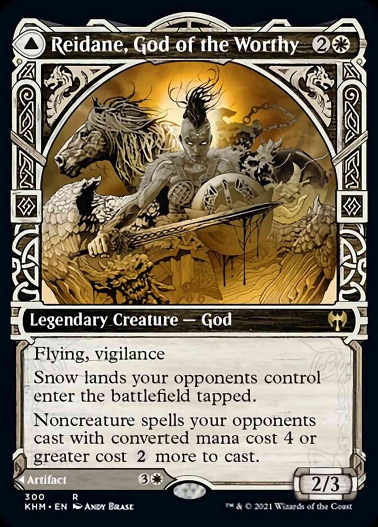 Reidane, God of the Worthy (Showcase) magic card front