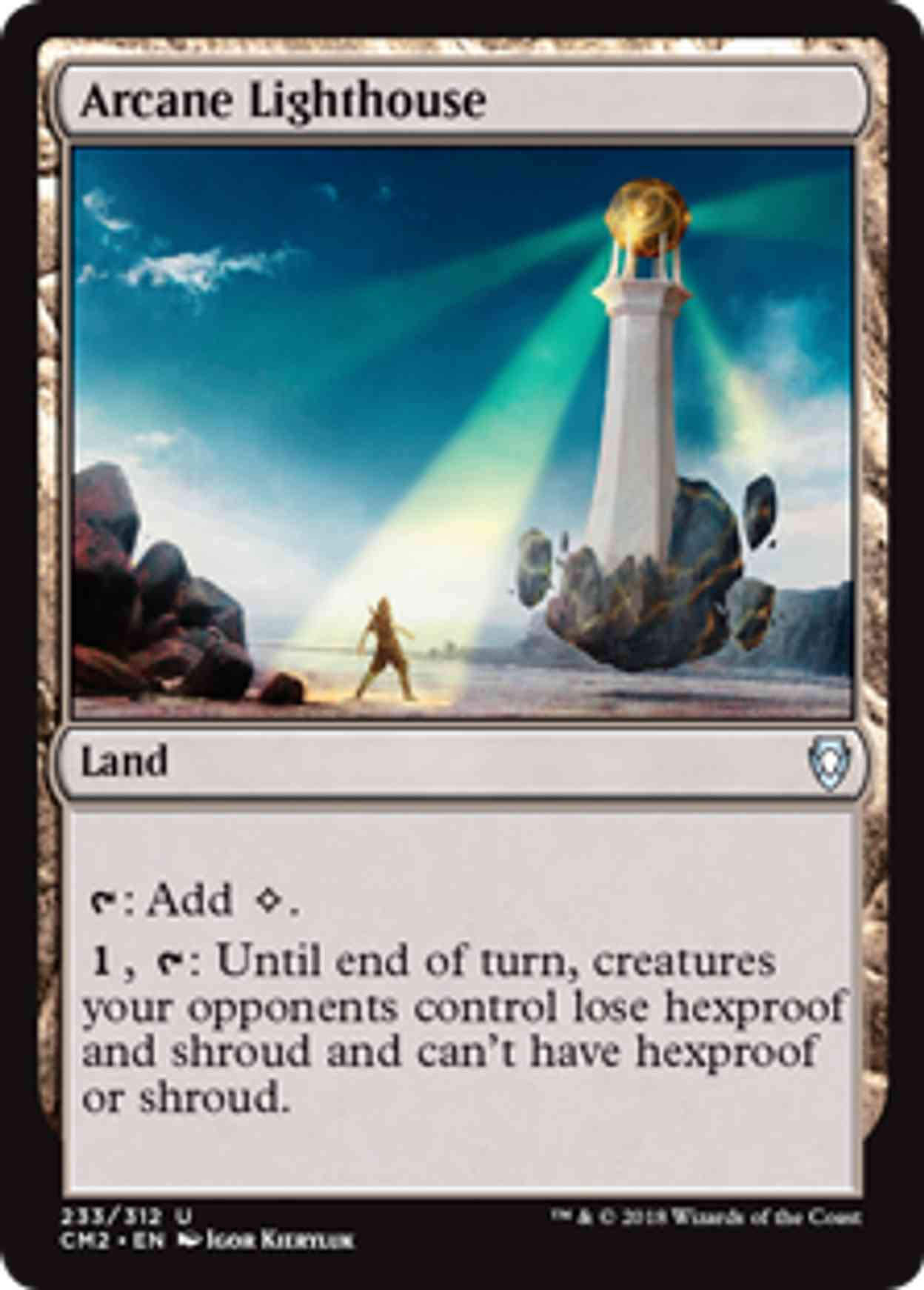 Arcane Lighthouse magic card front