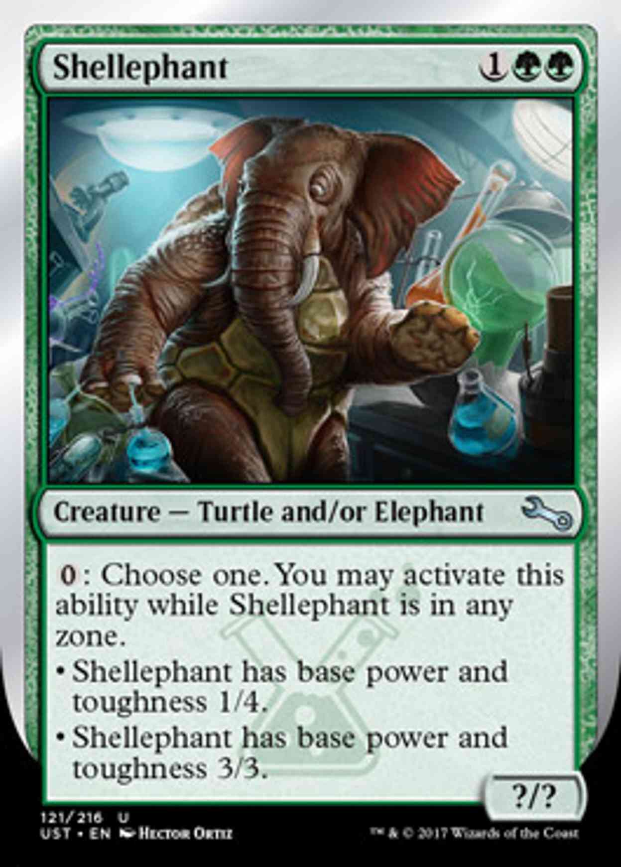 Shellephant magic card front