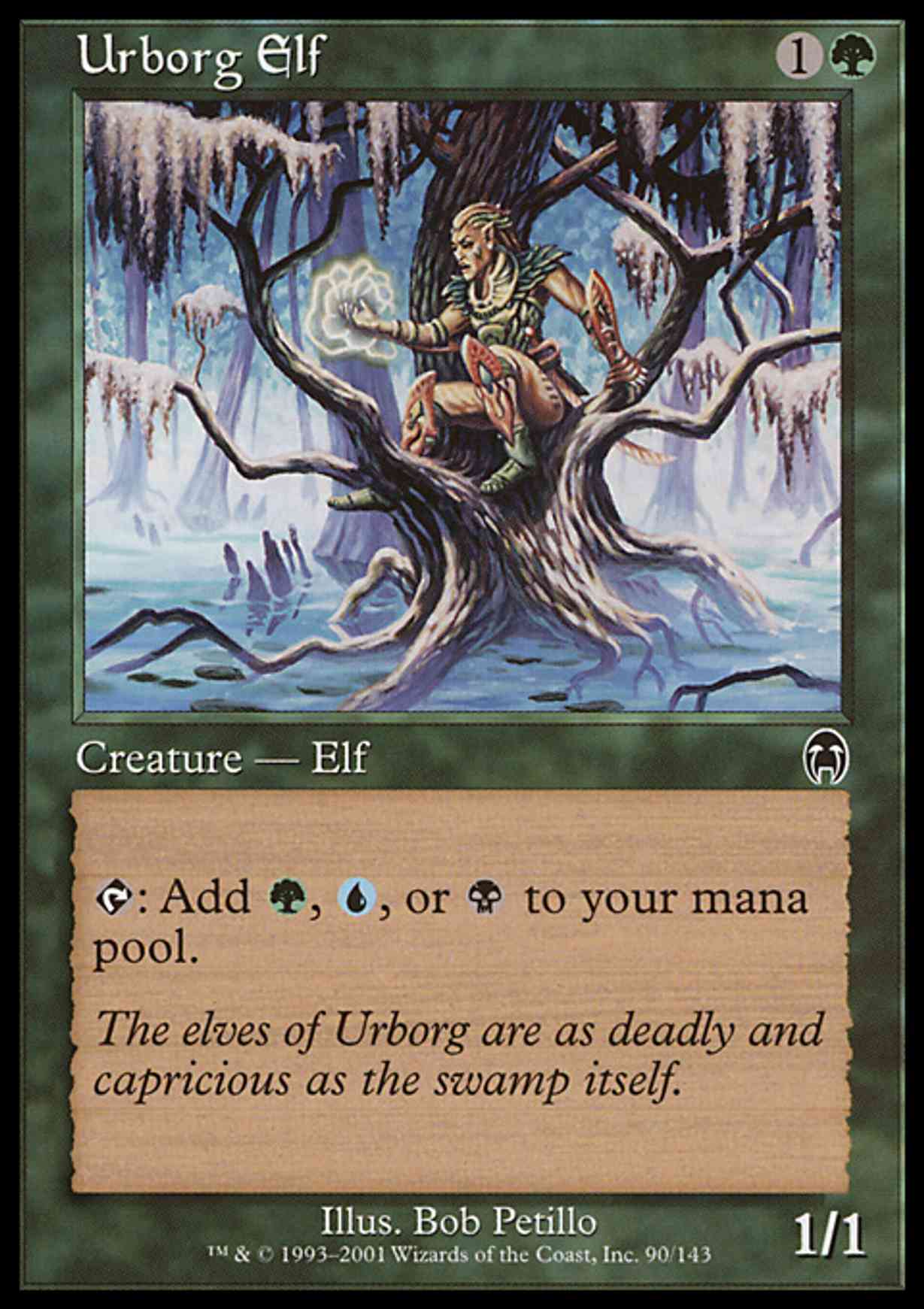 Urborg Elf magic card front