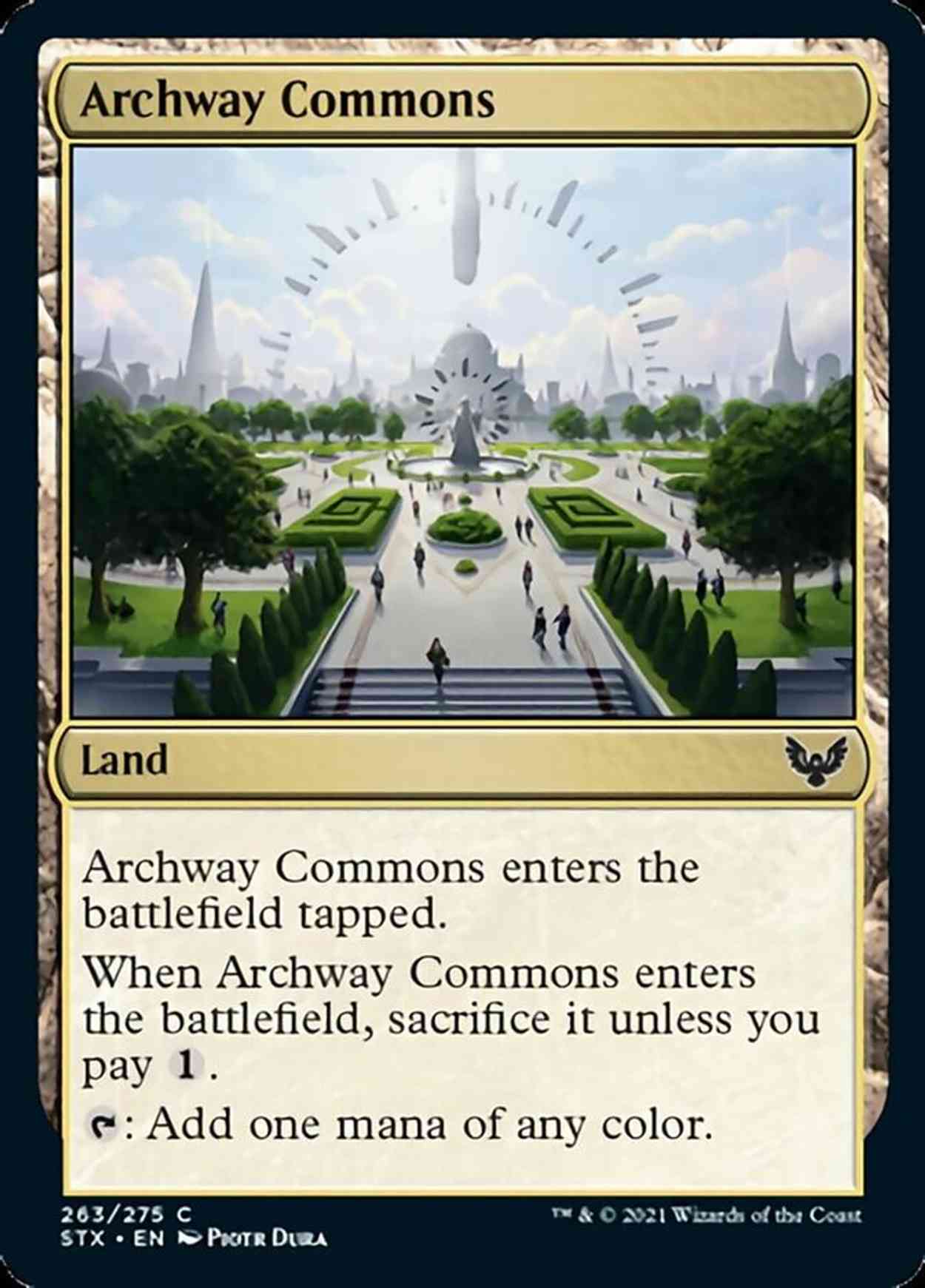 Archway Commons magic card front