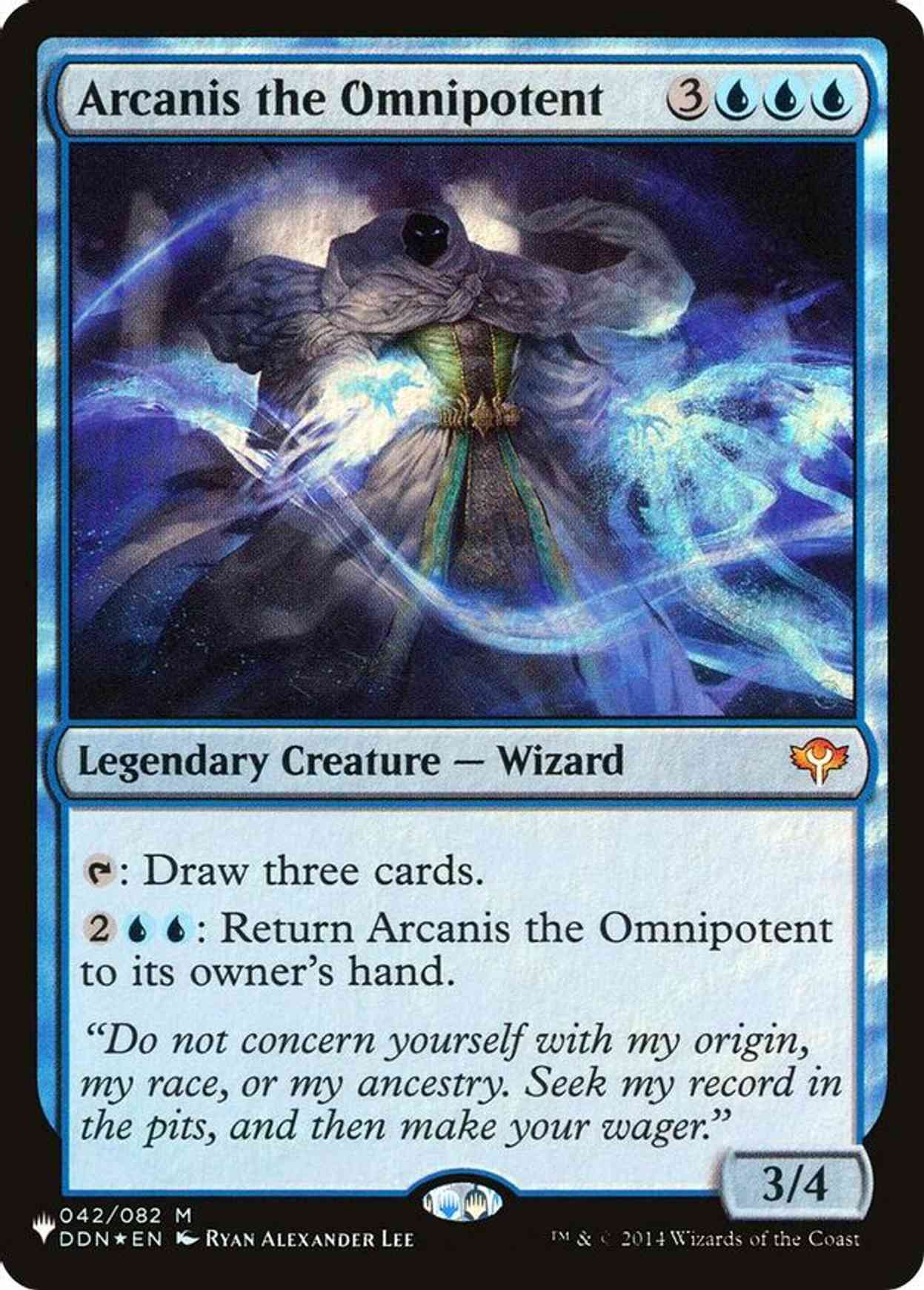 Arcanis the Omnipotent magic card front