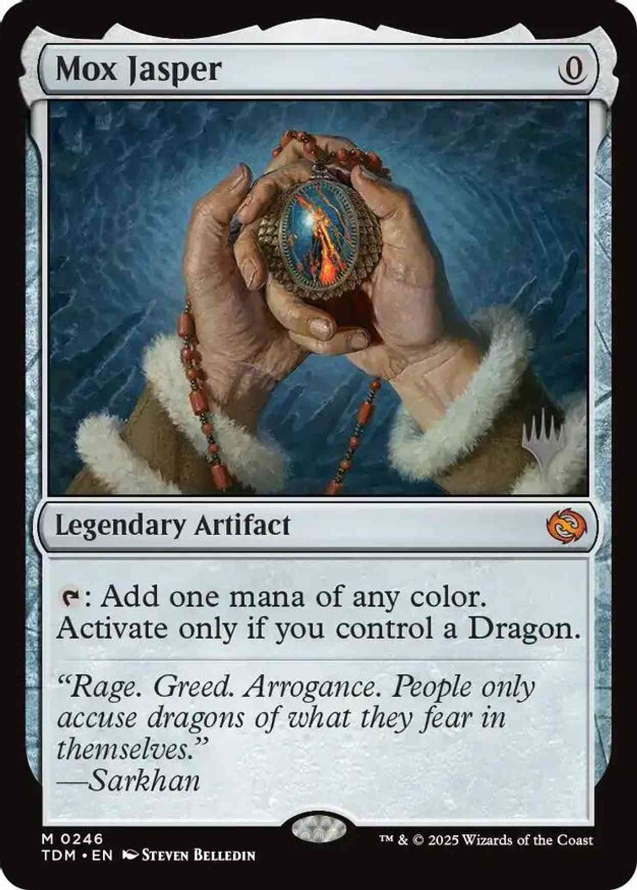 Mox Jasper magic card front